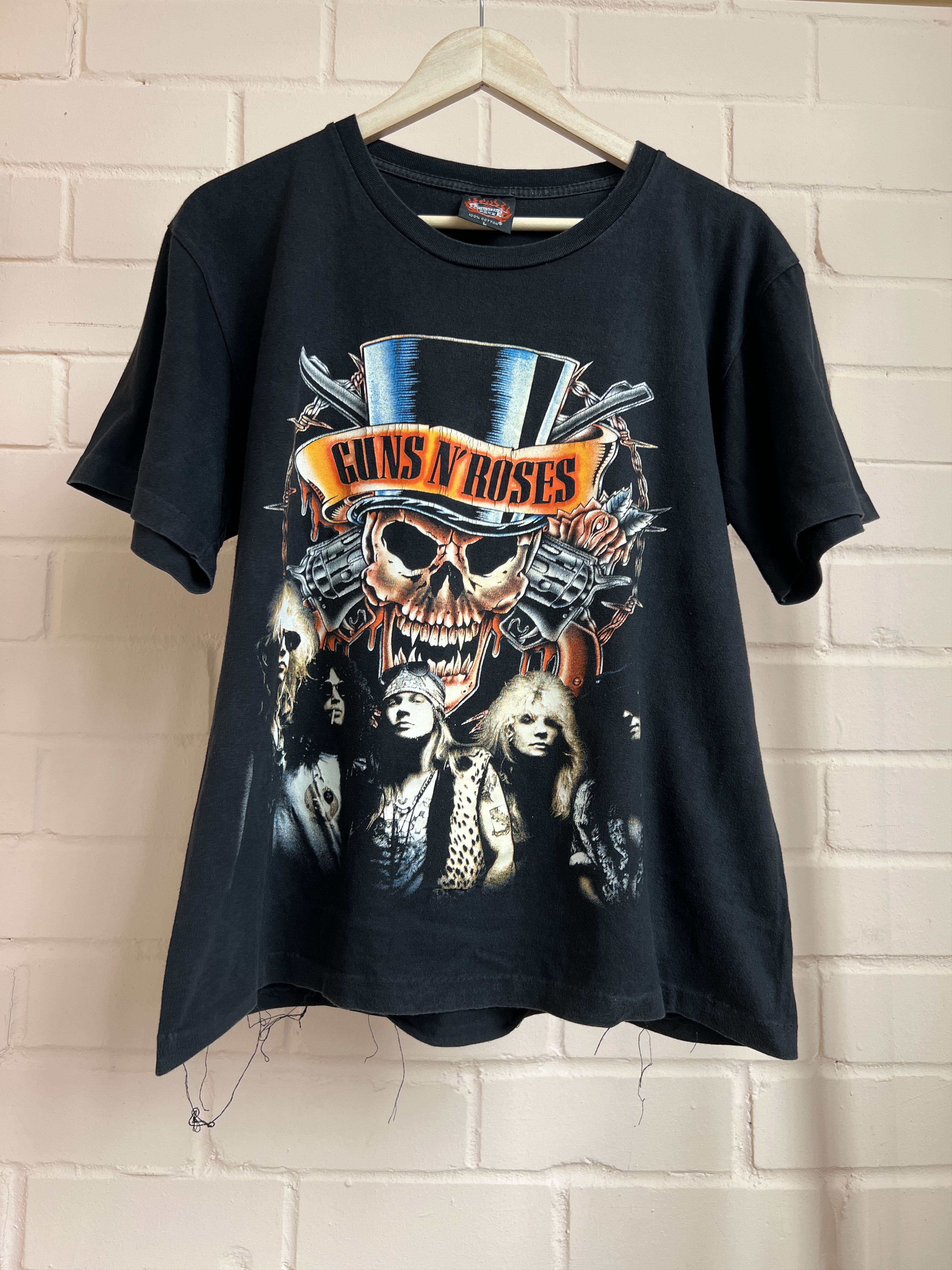 Band Tees × Vintage Vintage 00s Guns N Roses Printed Tee Box Fit Size US M / EU 48-50 / 2 - 1 Thumbnail