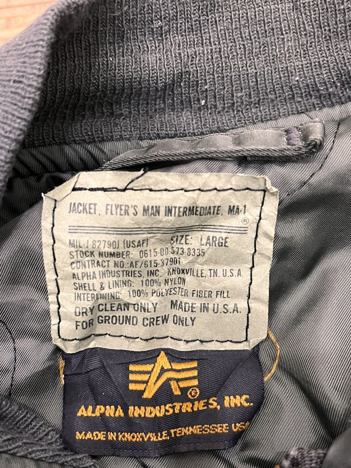 Alpha Industries Alpha Industries Inc Paint Splash MA 1 Bomber Jacket Size US L / EU 52-54 / 3 - 7 Thumbnail