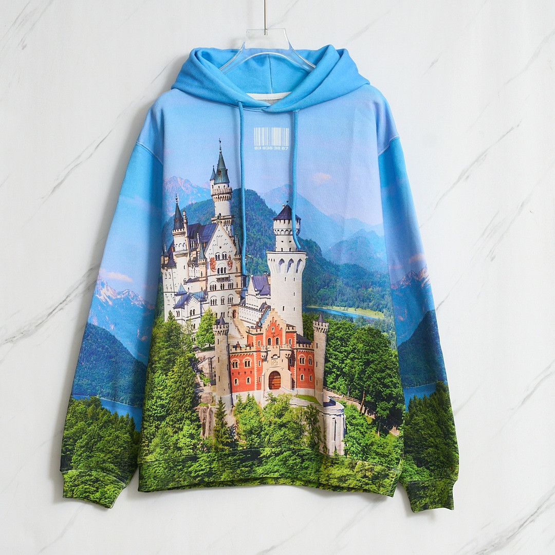 Vetements Vetements Men's Landscape Print Hoodie Size US M / EU 48-50 / 2 - 1 Thumbnail