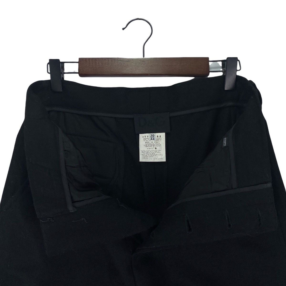 Dolce & Gabbana Vintage Dolce & Gabbana Wool Blend Zip-Hem Trousers Size US 32 / EU 48 - 10 Thumbnail