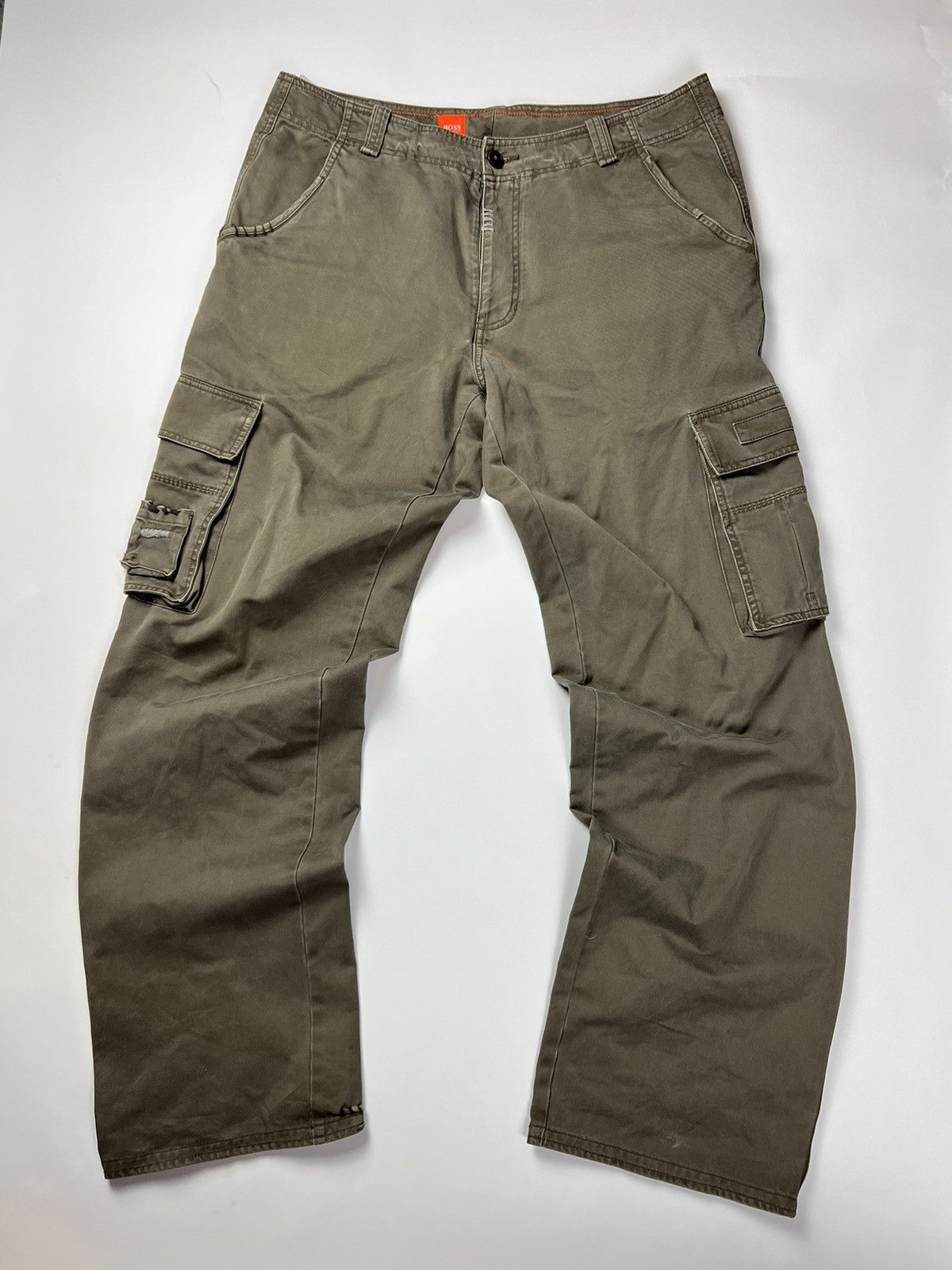 Hugo Boss Boss Hugo Boss Men's Cargo Pants vintage look,oversized fit Size US 37 - 1 Thumbnail