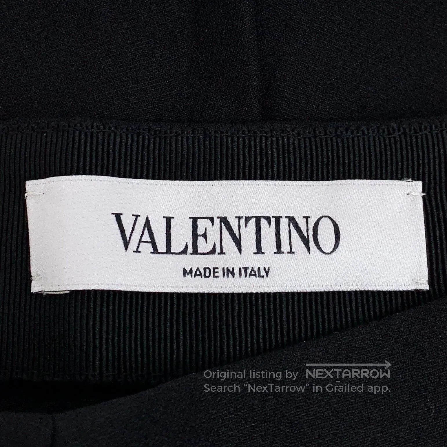 Valentino black scalloped hem shorts by valentino. Size US 38 / EU 54 - 5 Thumbnail