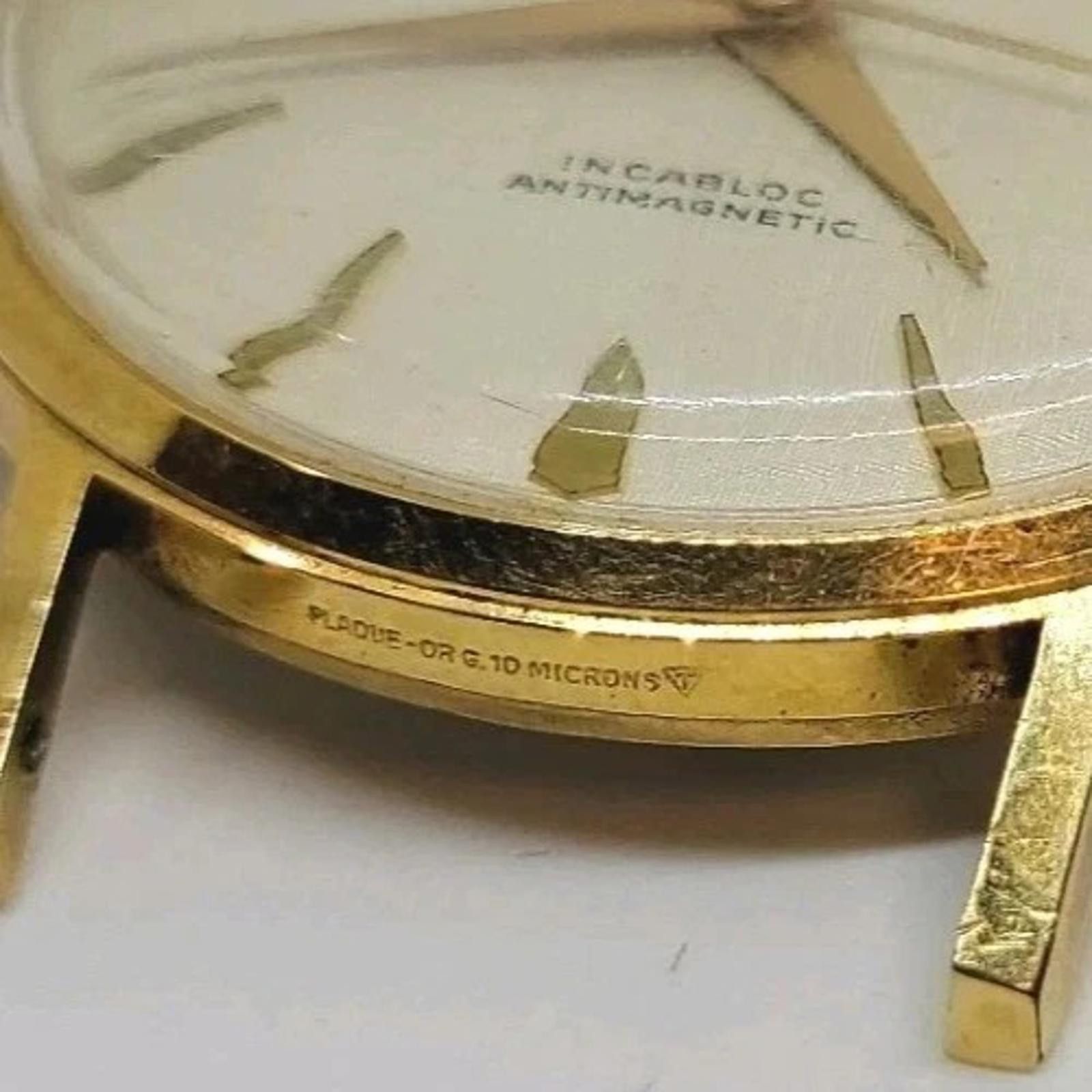Super Rare Rive D'or 10mic Gold Swiss Mechanical Watch Nice