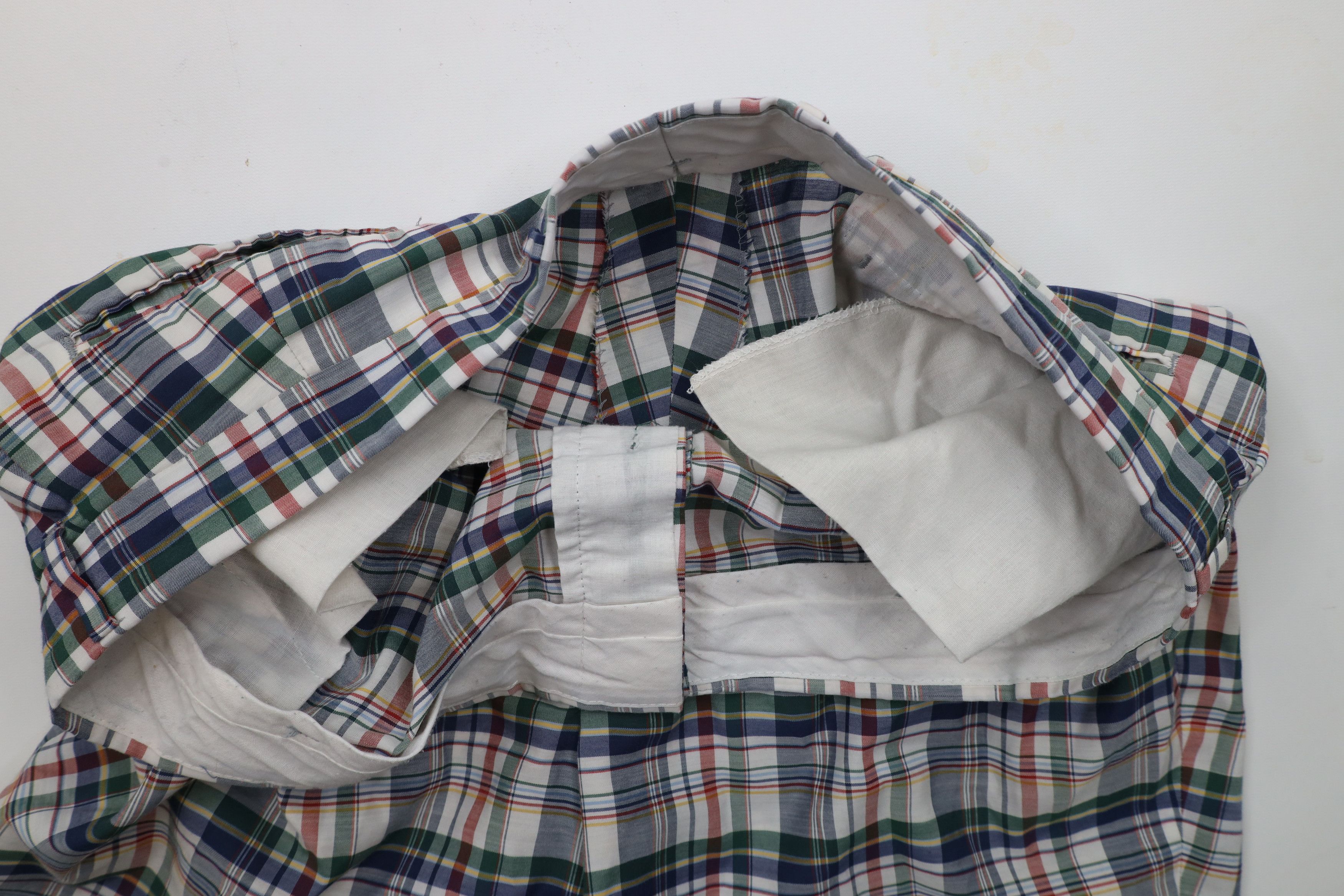 Vintage Vintage 90s Streetwear Plaid Above Knee Chino Shorts USA Size US 40 / EU 56 - 7 Thumbnail