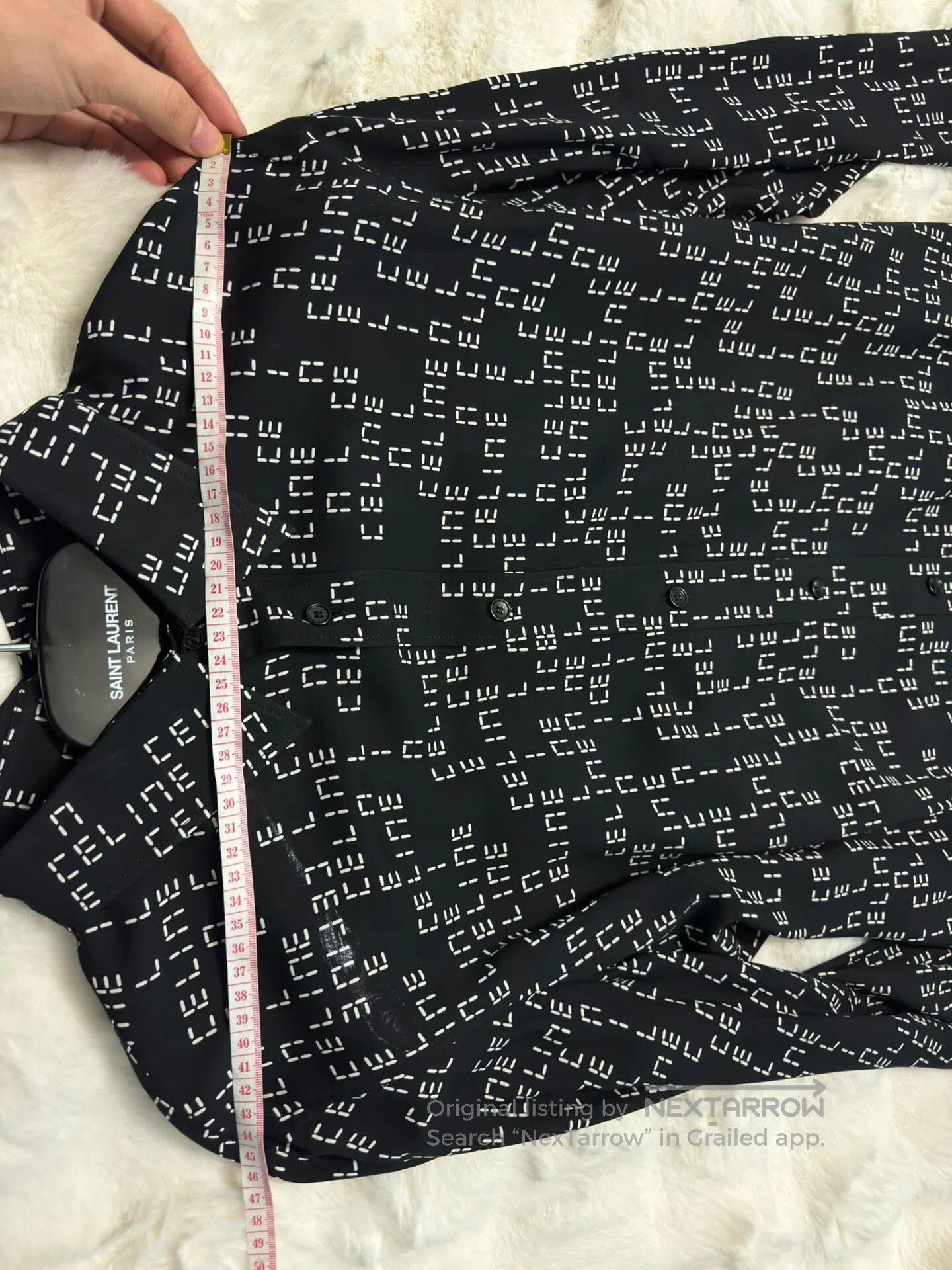 Celine CELINE Full Print Barrage Shirt| Size S / US 4 / IT 40 - 4 Thumbnail