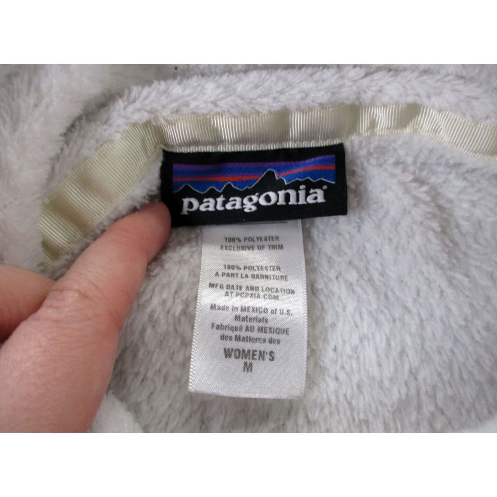 Patagonia Patagonia Jacket Womens M White Snap T Fleece Fuzzy Sweater Outdoors Camping Size M / US 6-8 / IT 42-44 - 6 Thumbnail