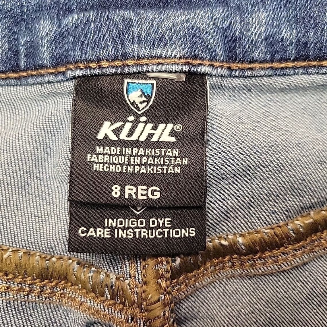 Denime Kuhl Jeans Women 8 Reg Blue Denim Slim Fit Straight Stretch Classic Comfort Shirt Size 30" / US 8 / IT 44 - 5 Thumbnail