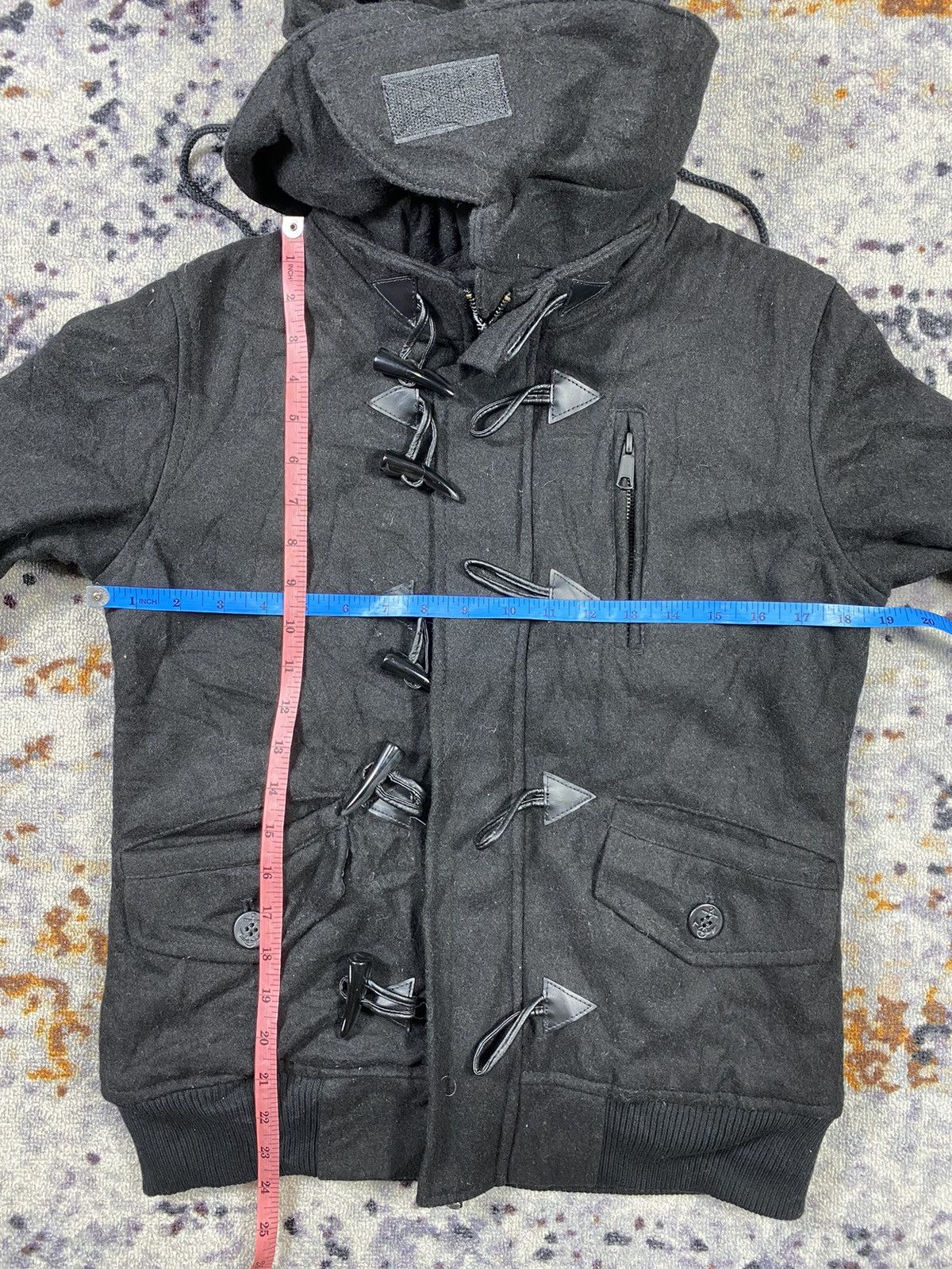 Japanese Brand e.m.p wool Duffle Jacket black Size US M / EU 48-50 / 2 - 11 Thumbnail