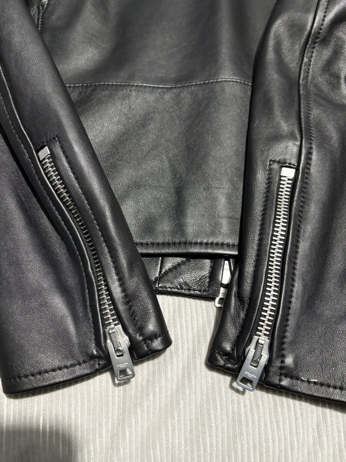 Coach 48 Coach Lambskin leather jacket 5 zip motorcycle biker vtg Size US M / EU 48-50 / 2 - 6 Thumbnail