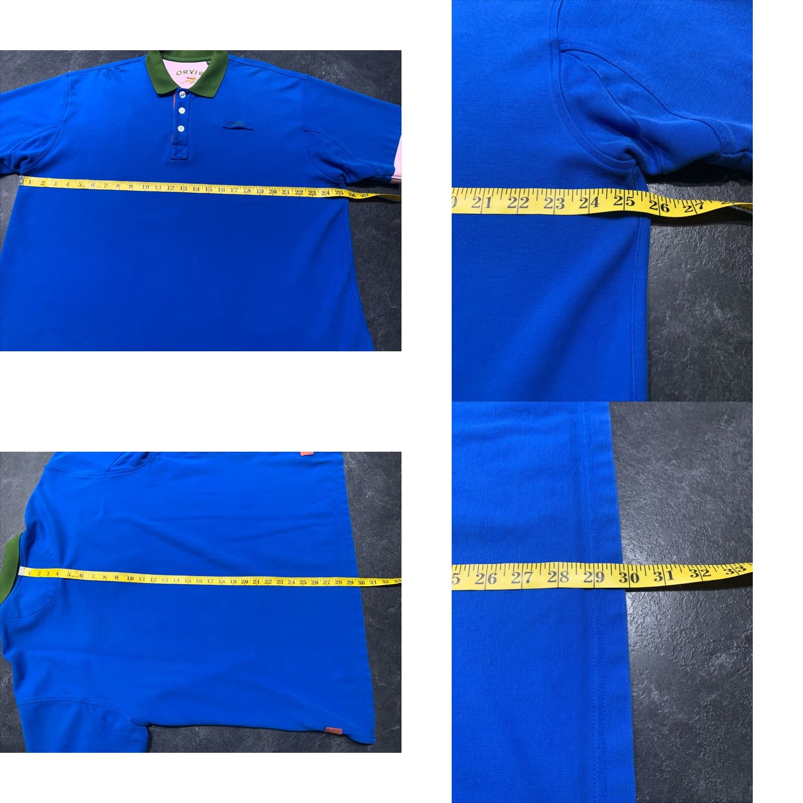 Orvis Orvis Polo Shirt Casual Fishing Hiking Mens XL Blue Heavyweight Short Sleeve Size US XL / EU 56 / 4 - 8 Thumbnail