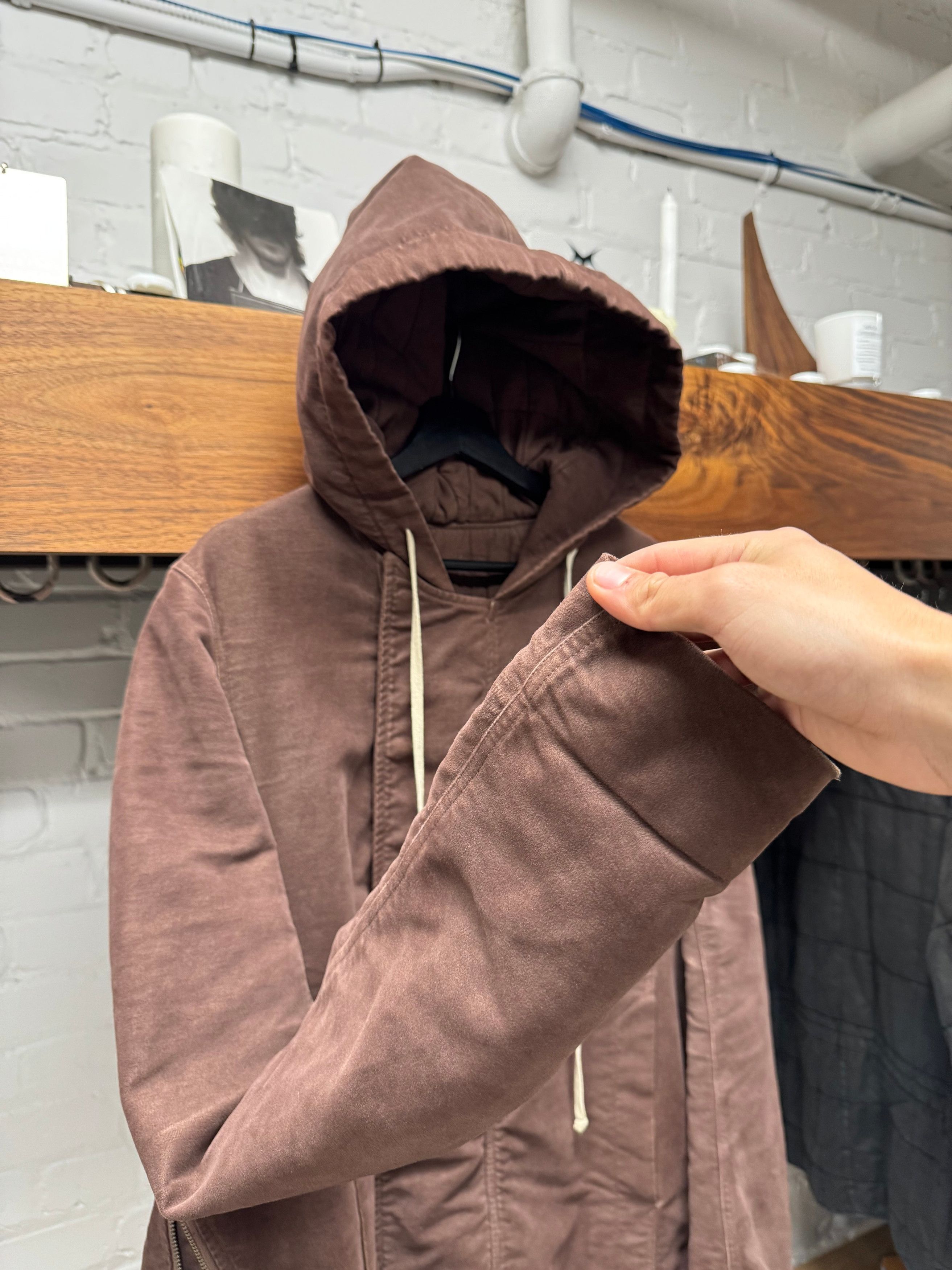 Rick Owens AW2014 Rick Owens ‘Moody’ Moleskin ‘Exploder’ Parka with Backpack Size US M / EU 48-50 / 2 - 2 Thumbnail