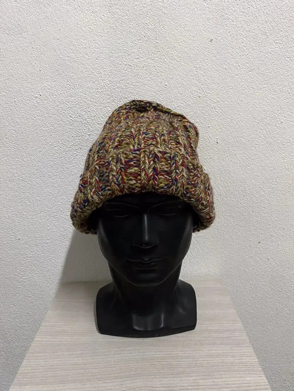 Handmade Japanese Brand Knit Beanie Hat Size ONE SIZE - 3 Thumbnail