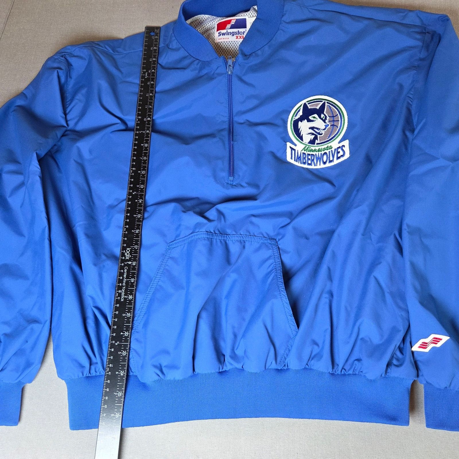 Swingster Swingster Vintage Timberwolves Quarter Zip Jacket XXL USA Size US XXL / EU 58 / 5 - 10 Thumbnail
