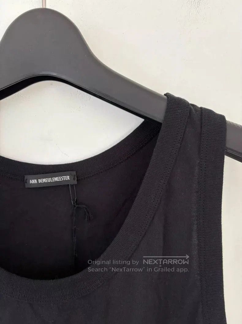 Ann Demeulemeester Ann Demeulemeester Unisex Black Tank Top. Size US XS / EU 42 / 0 - 3 Thumbnail