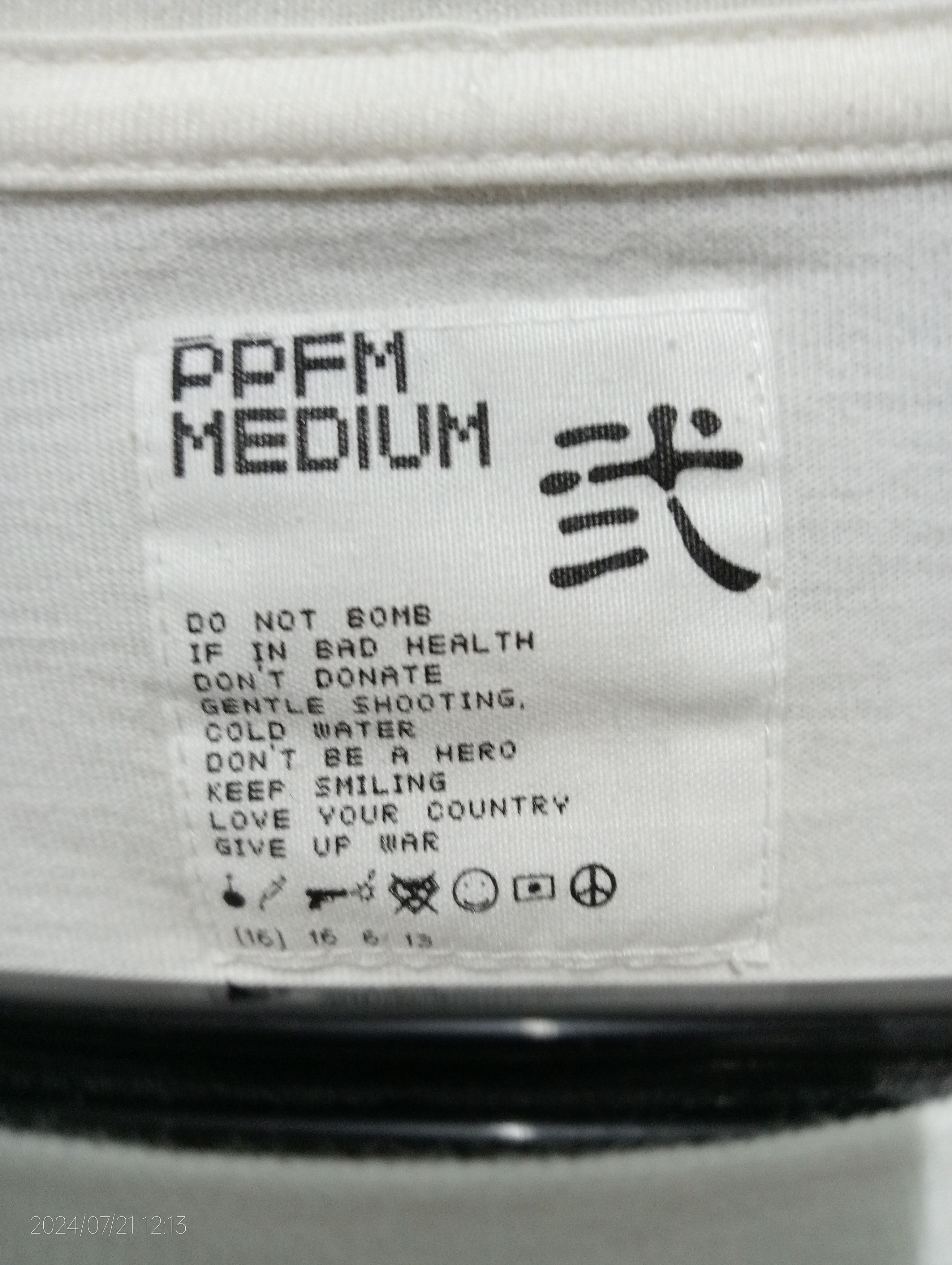 PPFM Vintage Punk PPFM Box Logo Tee Very Rare Size US M / EU 48-50 / 2 - 8 Thumbnail
