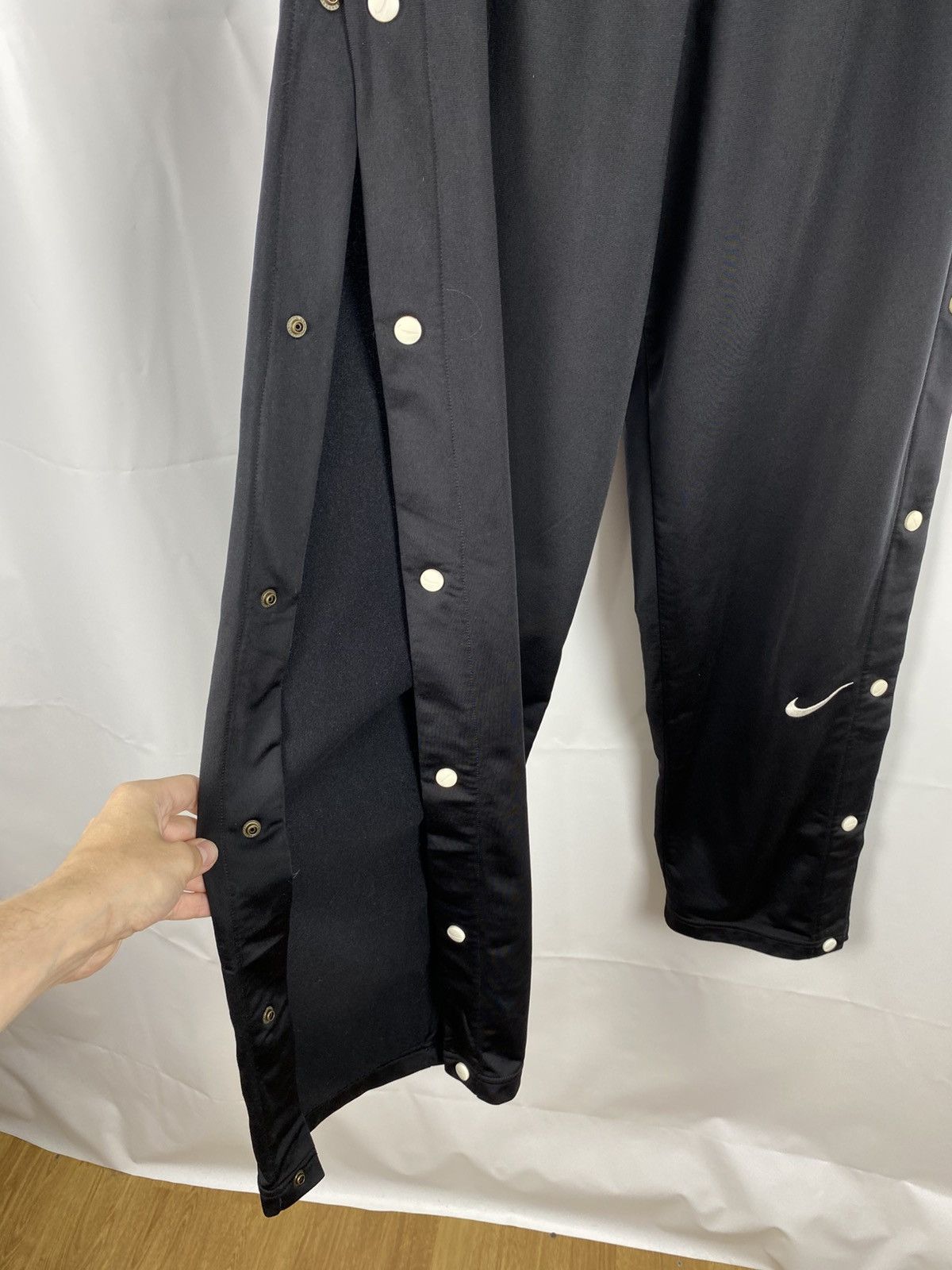 Nike Nike Vintage 90s Snap Button Track Pants Men size L Size US 34 / EU 50 - 6 Thumbnail