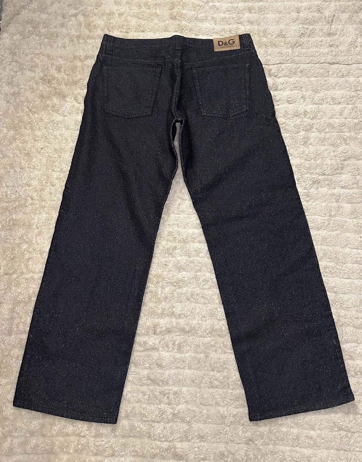 Dolce & Gabbana D&G gray cotton/wool mid-rise straight leg jeans IT 42/US 32 Size US 32 / EU 48 - 7 Thumbnail