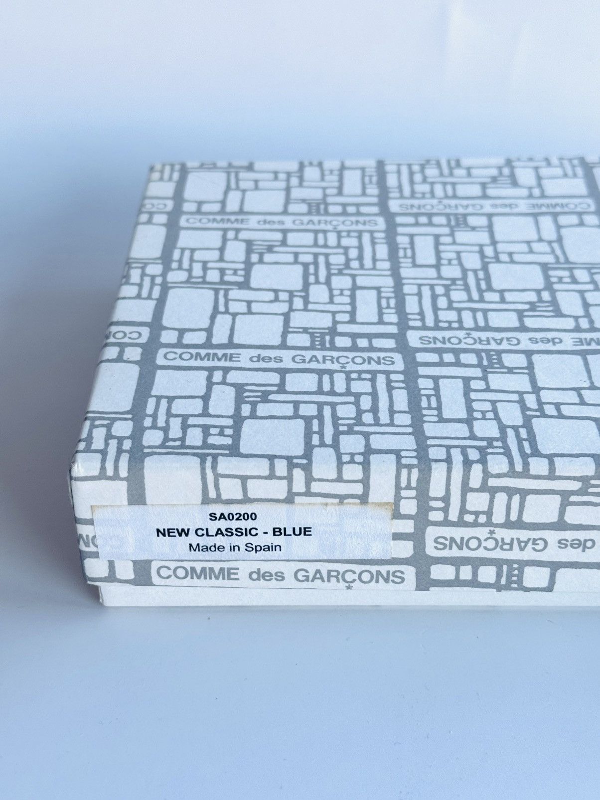 Comme des Garcons × Japanese Brand New Large Comme des Garcons zip continental wallet blue CDG Size ONE SIZE - 4 Thumbnail
