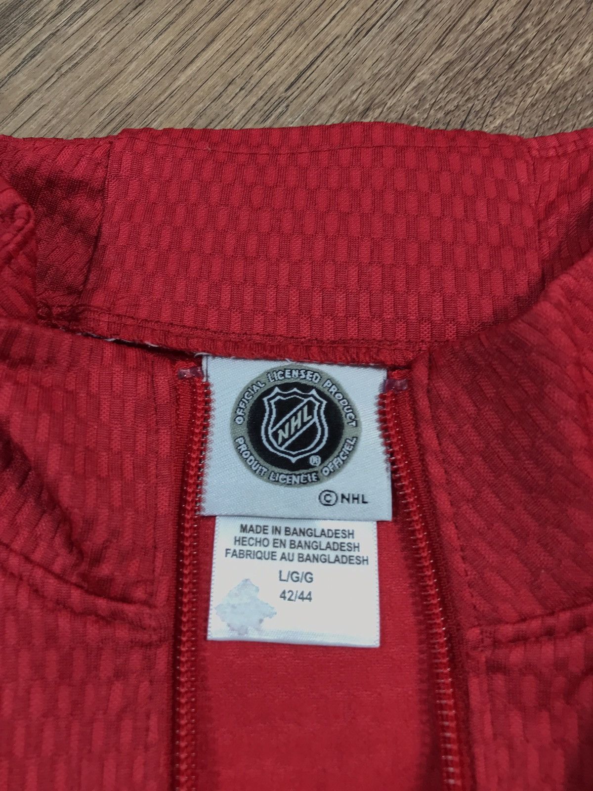 NHL × Vintage NHL Vintage Chicago 1/3 Zip Sweatshirt Size US L / EU 52-54 / 3 - 5 Thumbnail