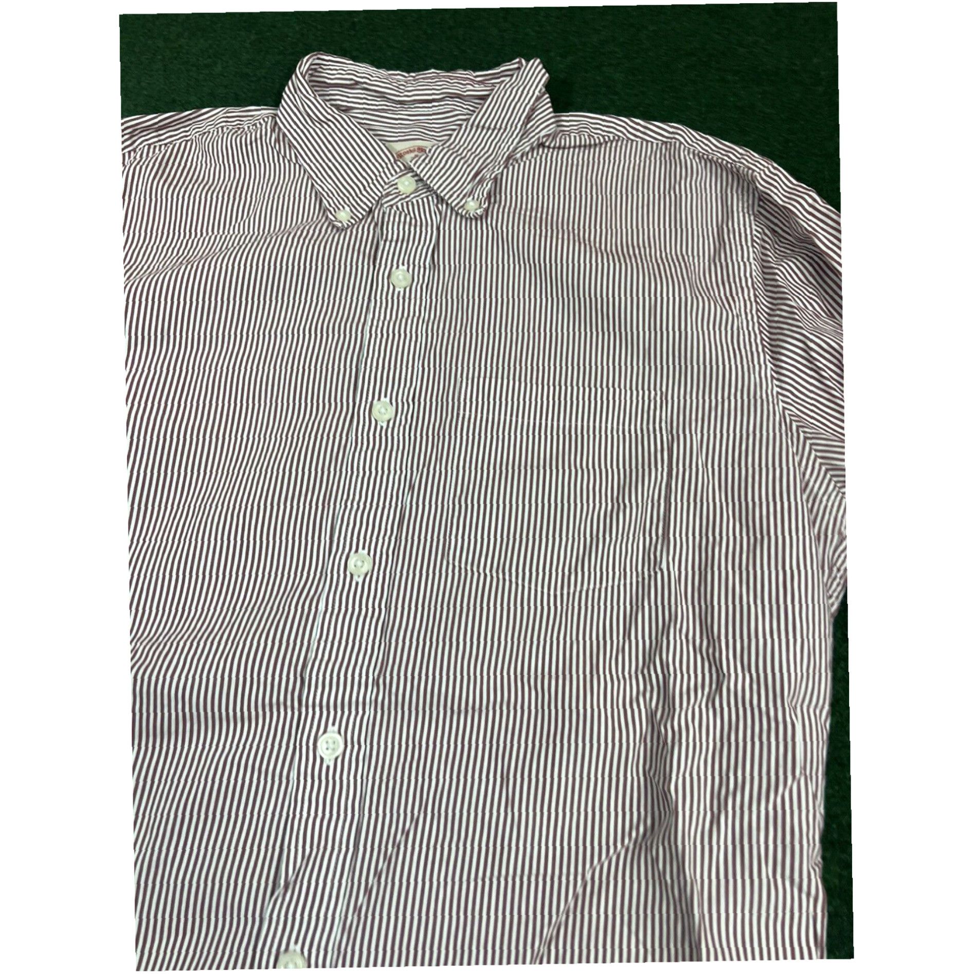 Brooks Brothers Brooks Brothers Button Down Mens Medium Striped White Long Sleeve red white Size US M / EU 48-50 / 2 - 4 Thumbnail