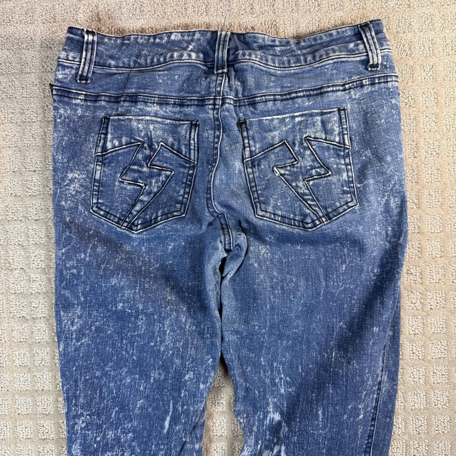 Tripp NYC Tripp NYC Acid Wash Skinny Jeans 29x31 Size 29" - 8 Thumbnail