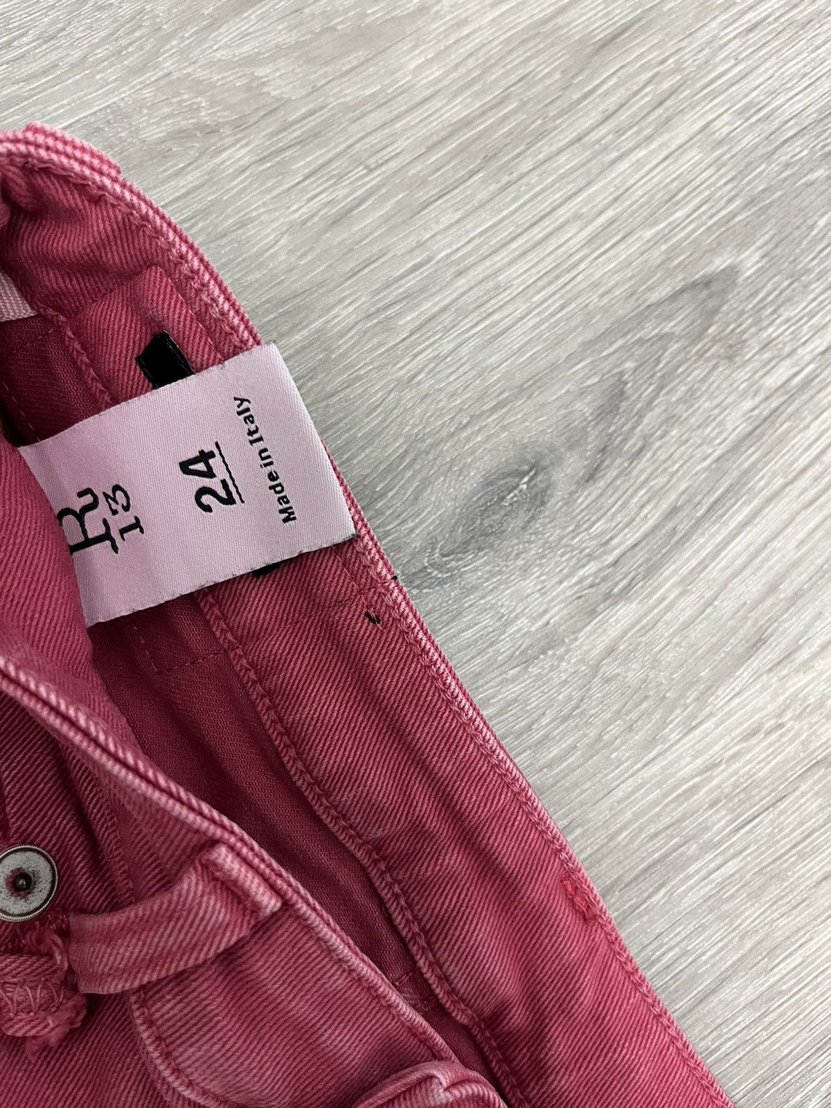 R13 R13 Boy Straight Vivid Pink. 24 Size 24" / US 00 / IT 34 - 8 Thumbnail