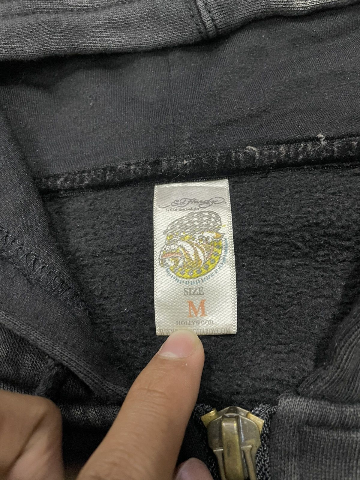 Vintage ed hardy designs rare zip up hoodie