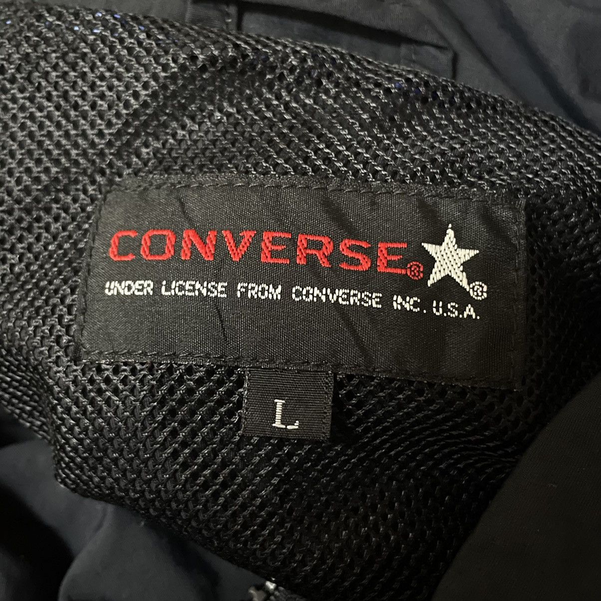 Converse × Vintage VINTAGE CONVERSE BUTTON UP FULL ZIP WINDBREAKER JACKET Size US L / EU 52-54 / 3 - 9 Thumbnail