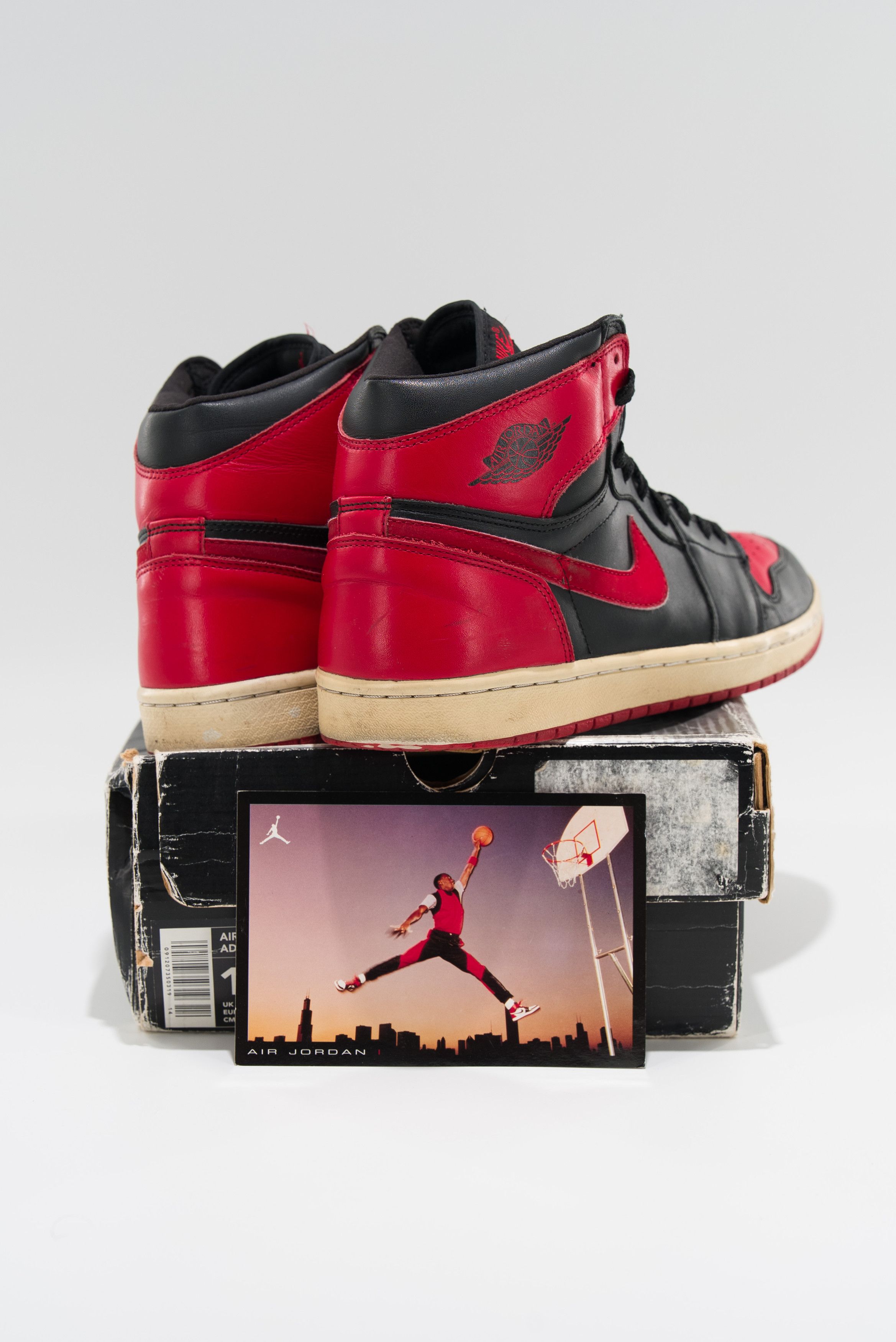 Jordan Brand Jordan 1 Retro Bred (2001) Size US 10.5 / EU 43-44 - 15 Thumbnail