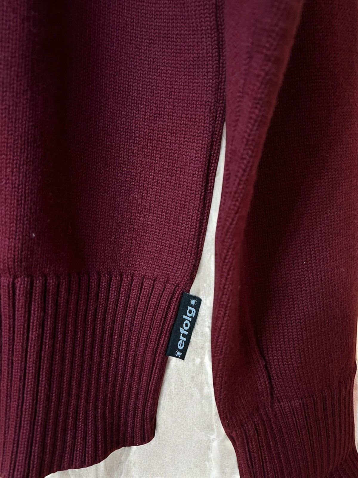 Vintage ERFOLG vintage knitted sweater RIRI ZIP vintage switzerland Size US M / EU 48-50 / 2 - 6 Thumbnail