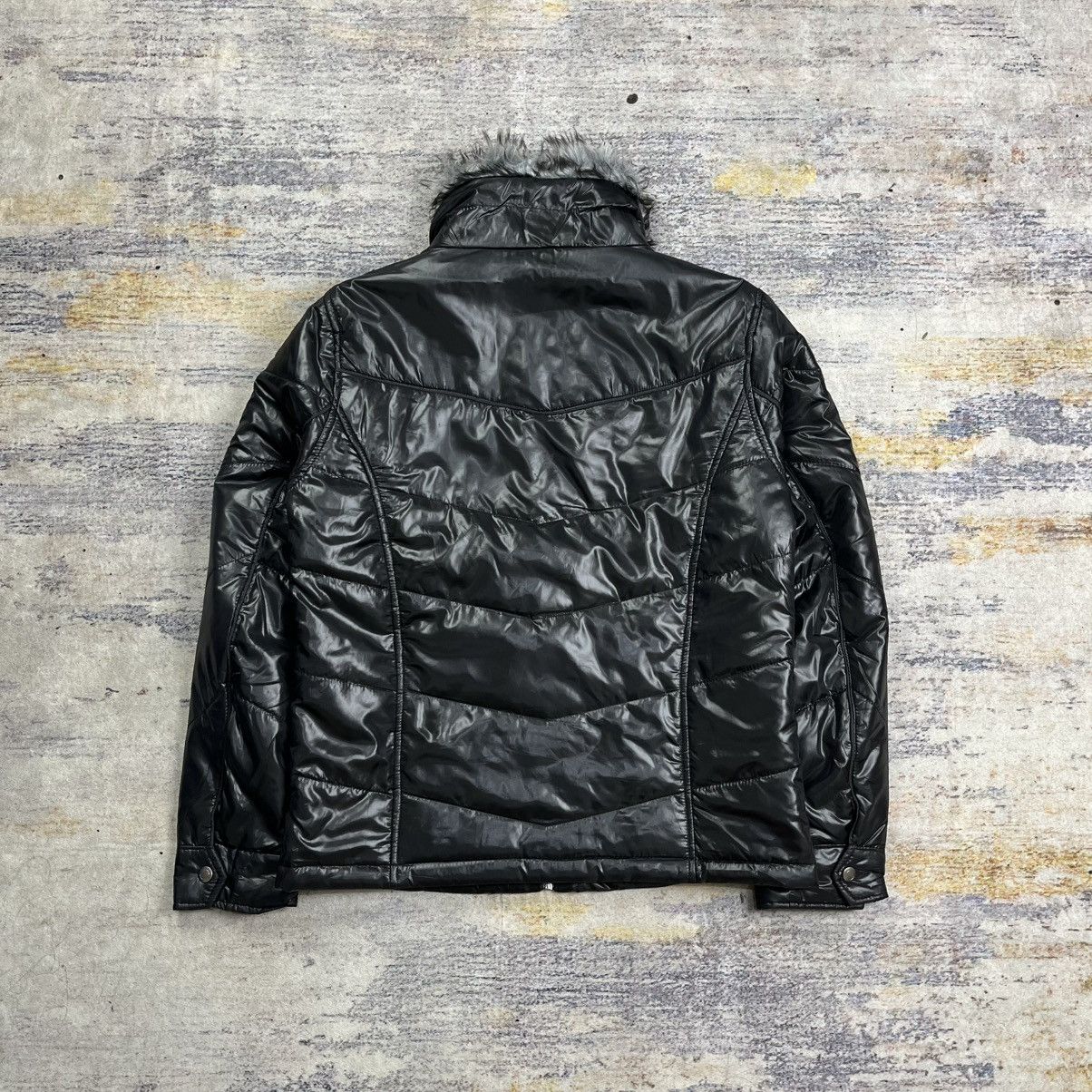 Tornado Mart Mossimo fur collar puffer riders jacket vkei style Size US L / EU 52-54 / 3 - 3 Thumbnail