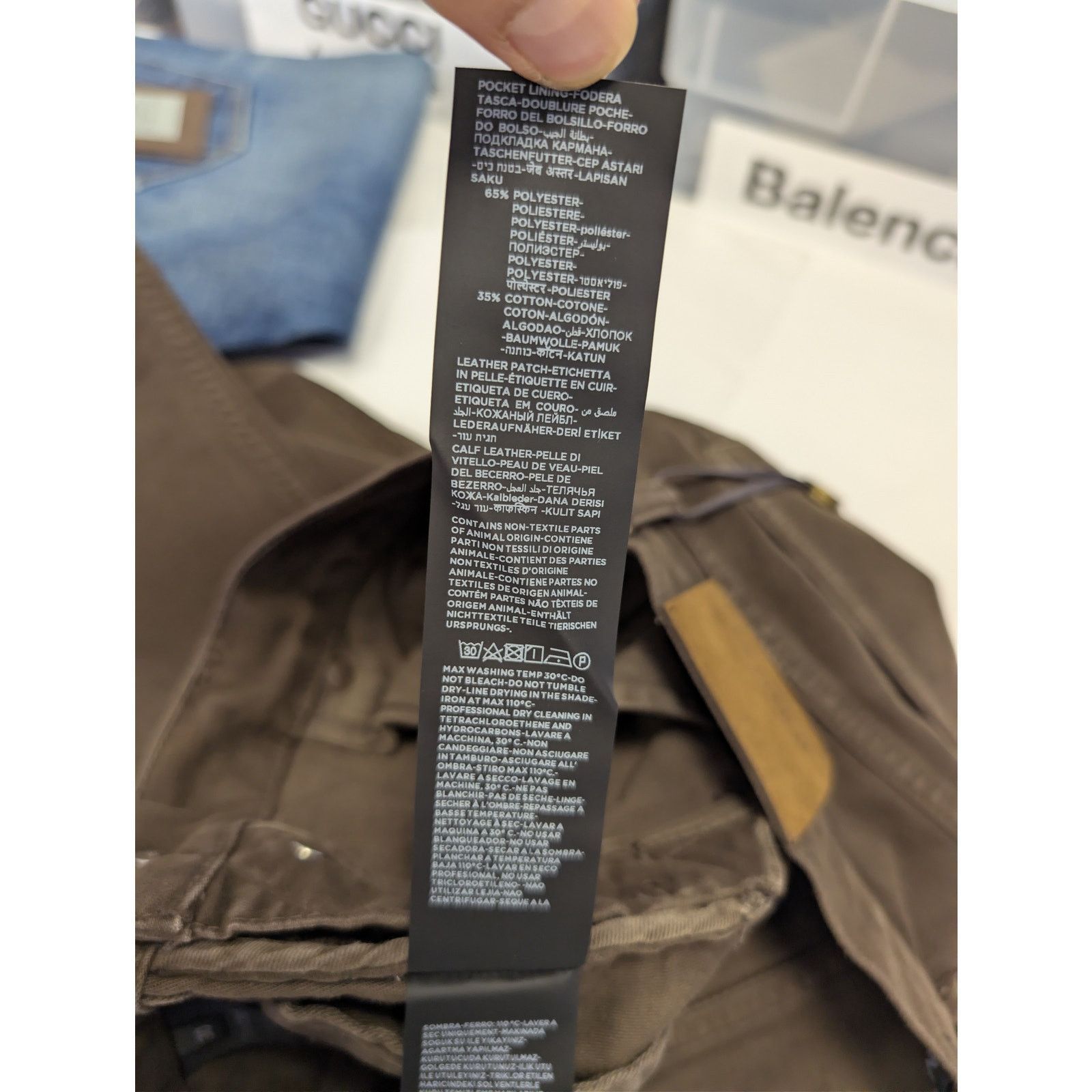 Tom Ford o1rshd1 Slim Fit Denim Jeans in Cafe Brown 30 Size US 30 / EU 46 - 17 Thumbnail