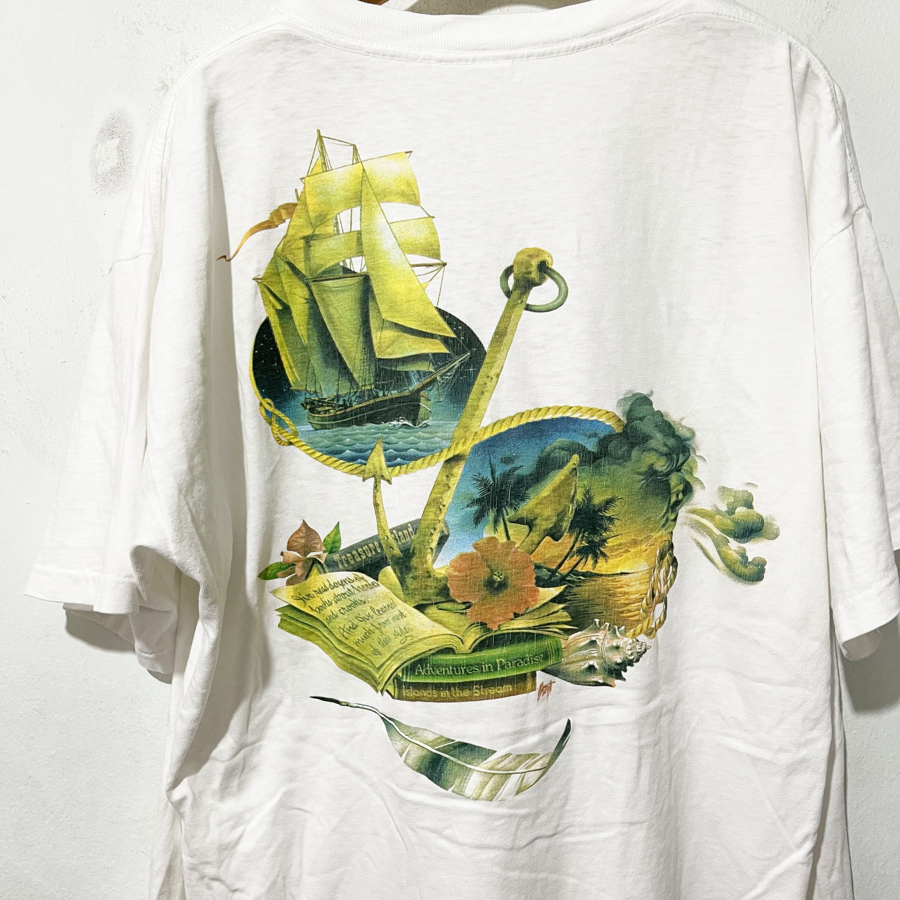 Vintage Vintage 90s Caribbean Soul Son of a Son of a Sailor T-Shirt Size US XL / EU 56 / 4 - 2 Thumbnail