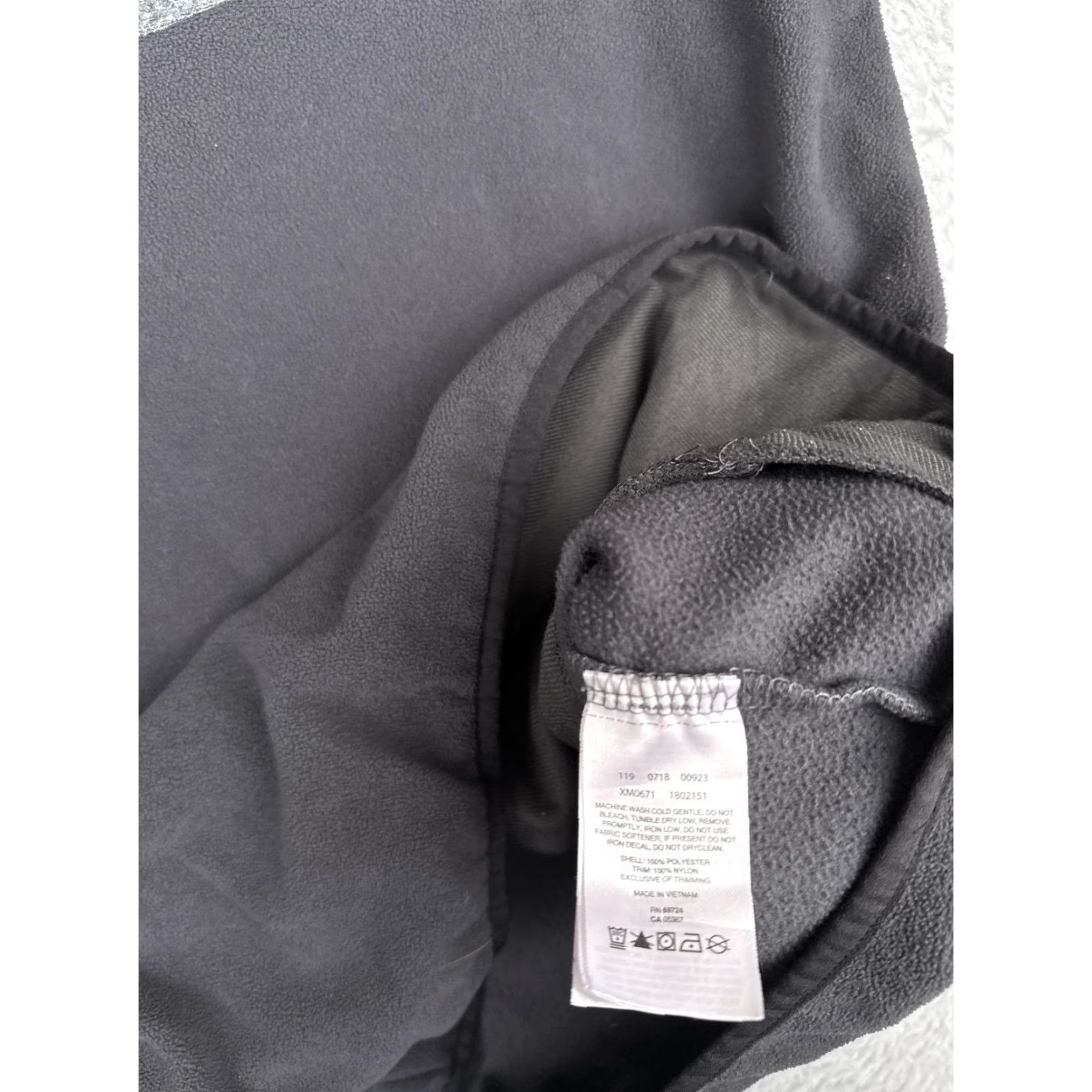 Black Halo Columbia Fleece Pullover Mens XL Gray Black Colorblock Pockets Mock Neck Half Snap XM0671 Sweatshirt Outdoor Winter Size US XL / EU 56 / 4 - 7 Thumbnail