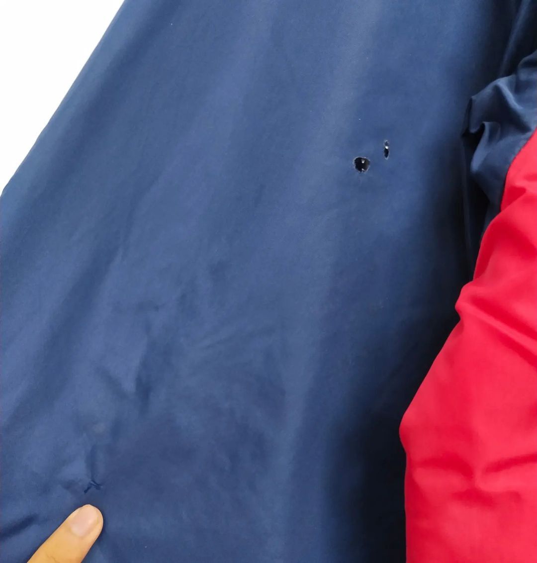 Nike × Vintage Vintage 90s Nike Premier Arsenal FC Bench Jacket Coat Puffer Size US L / EU 52-54 / 3 - 9 Thumbnail