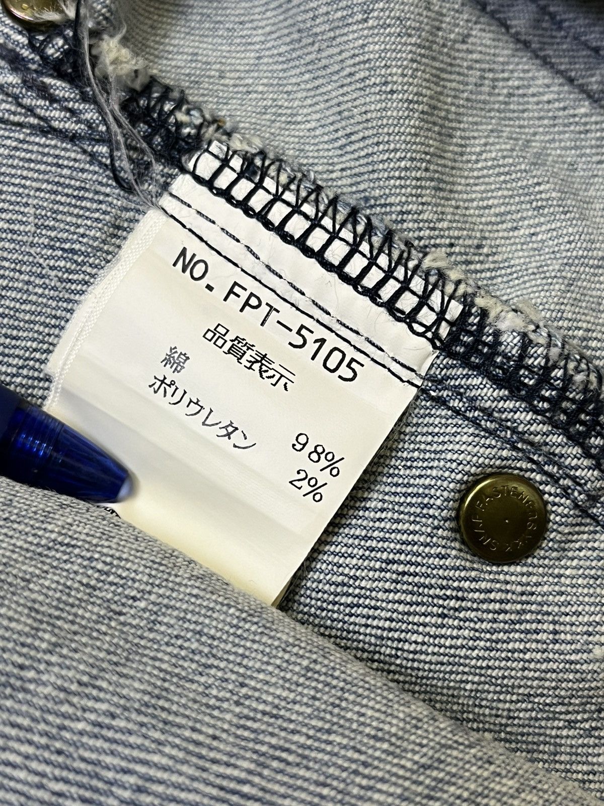 Tornado Mart VINTAGE TORNADO MART STRETCH COTTON SKINNY FADE JEANS Size US 30 / EU 46 - 19 Thumbnail