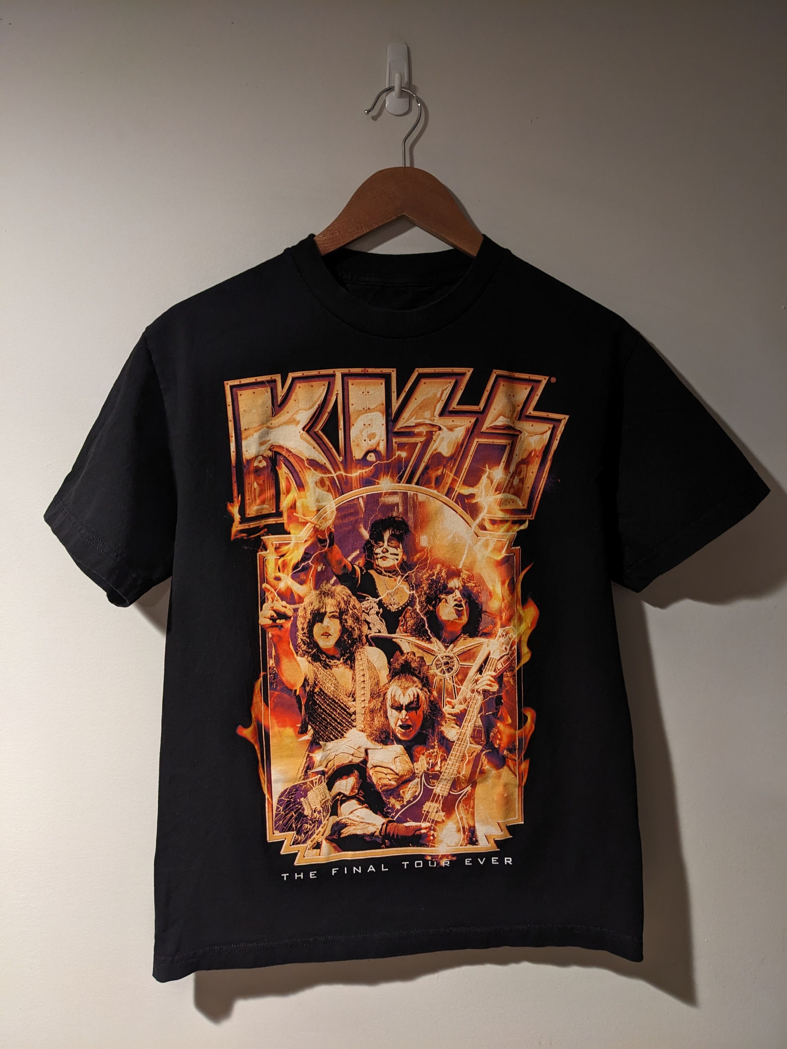 Band Tees × KISS Kiss End Of The Road World Tour 2019 Black Medium T-Shirt Size US M / EU 48-50 / 2 - 1 Thumbnail