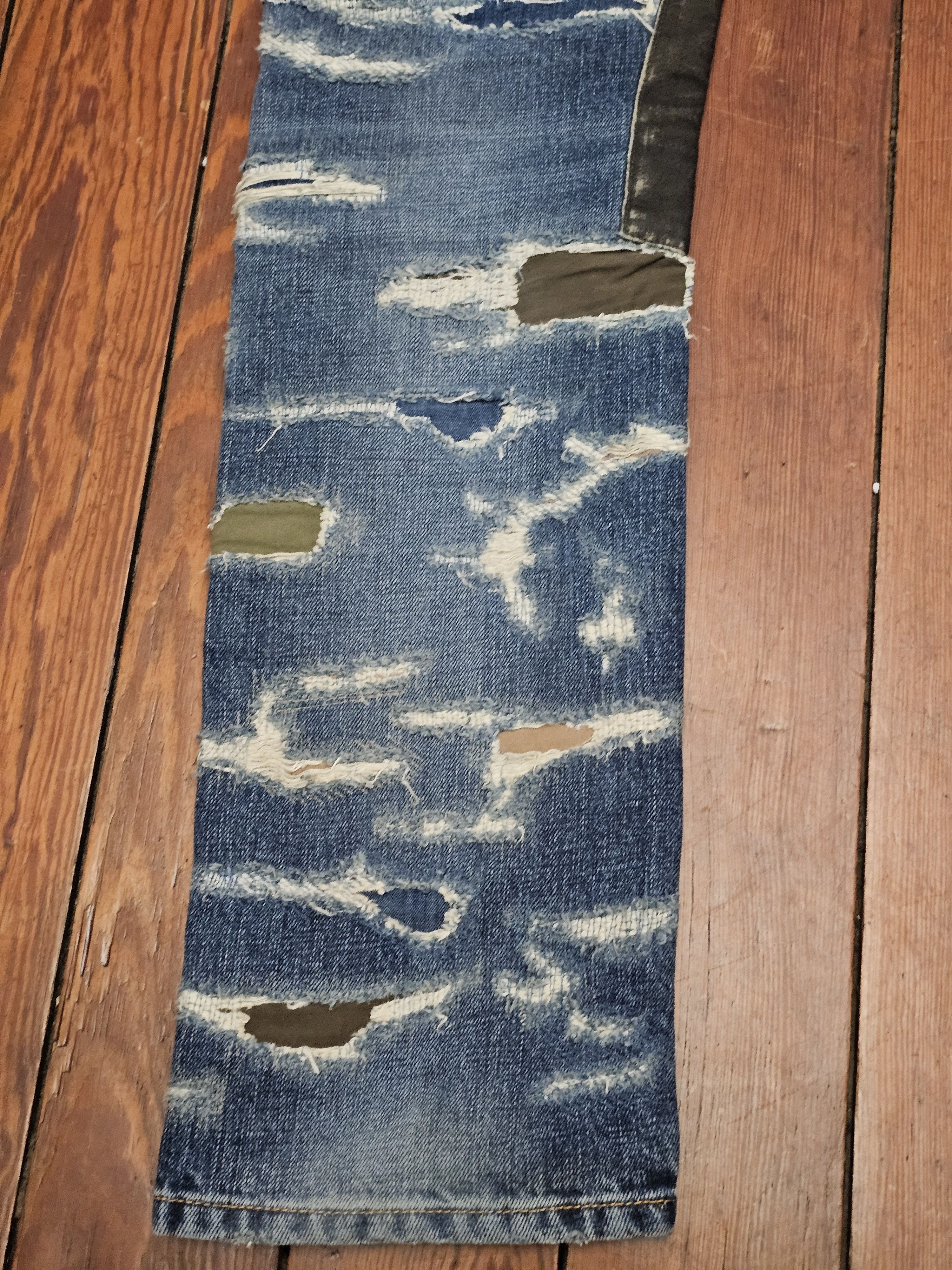 Givenchy Givenchy blue boro moleskin patch jeans, new with tags Size US 30 / EU 46 - 3 Thumbnail