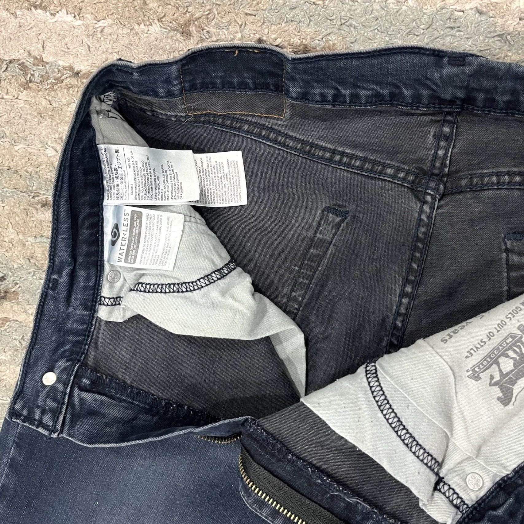 Levi's Levi's 514 Straight Jeans Mens 34x32 Regular Blue Denim Cotton 5-Pocket Inseam 32" Medium Wash Denim Levis 514 Straight Mens Regular Size 34x32 Size US 34 / EU 50 - 3 Thumbnail