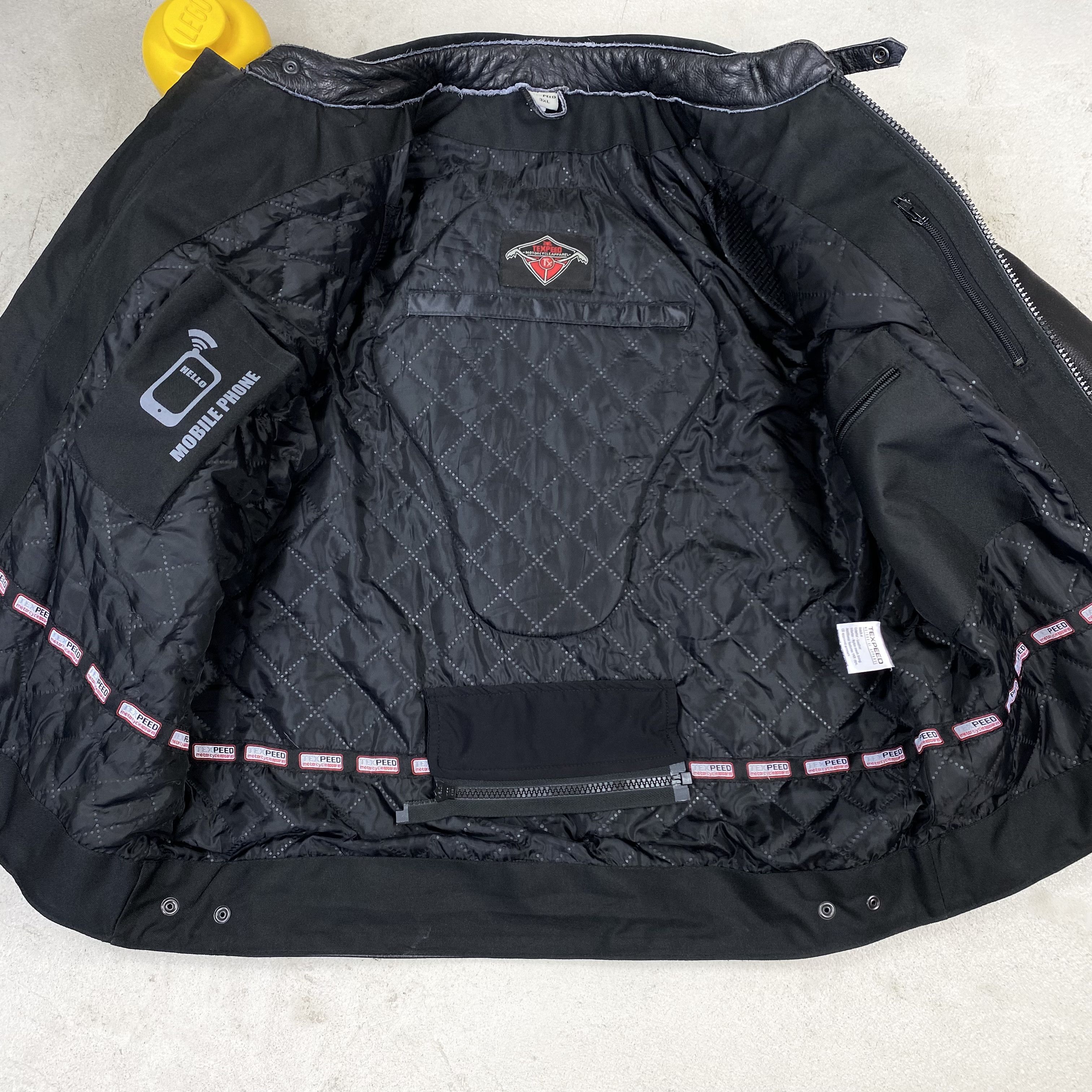 Genuine Leather racing leather Jacket moto real biker Y2K Size US XXL / EU 58 / 5 - 10 Thumbnail