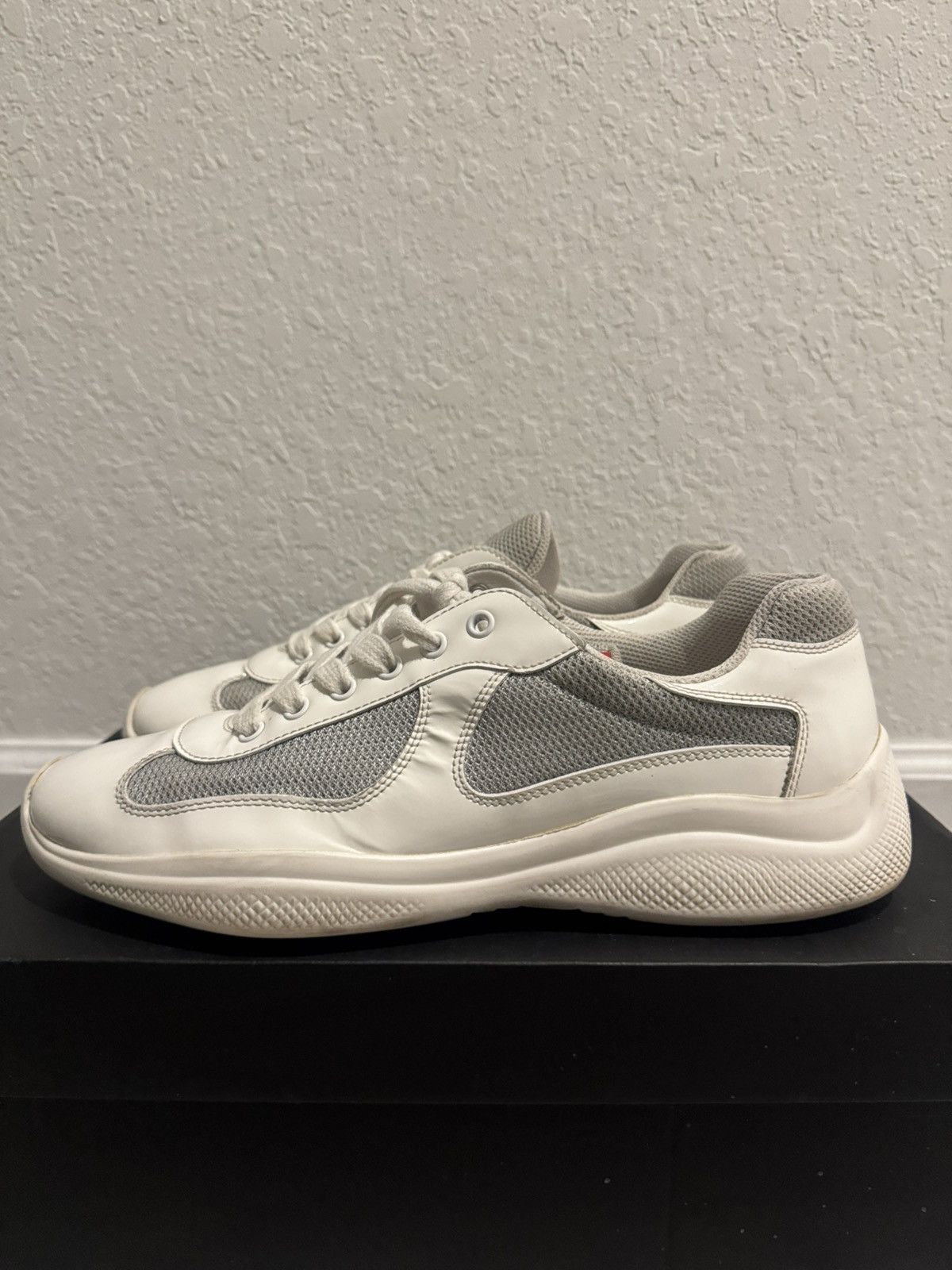 Prada PRADA America Cup White Sneaker Size US 10 / EU 43 - 4 Thumbnail