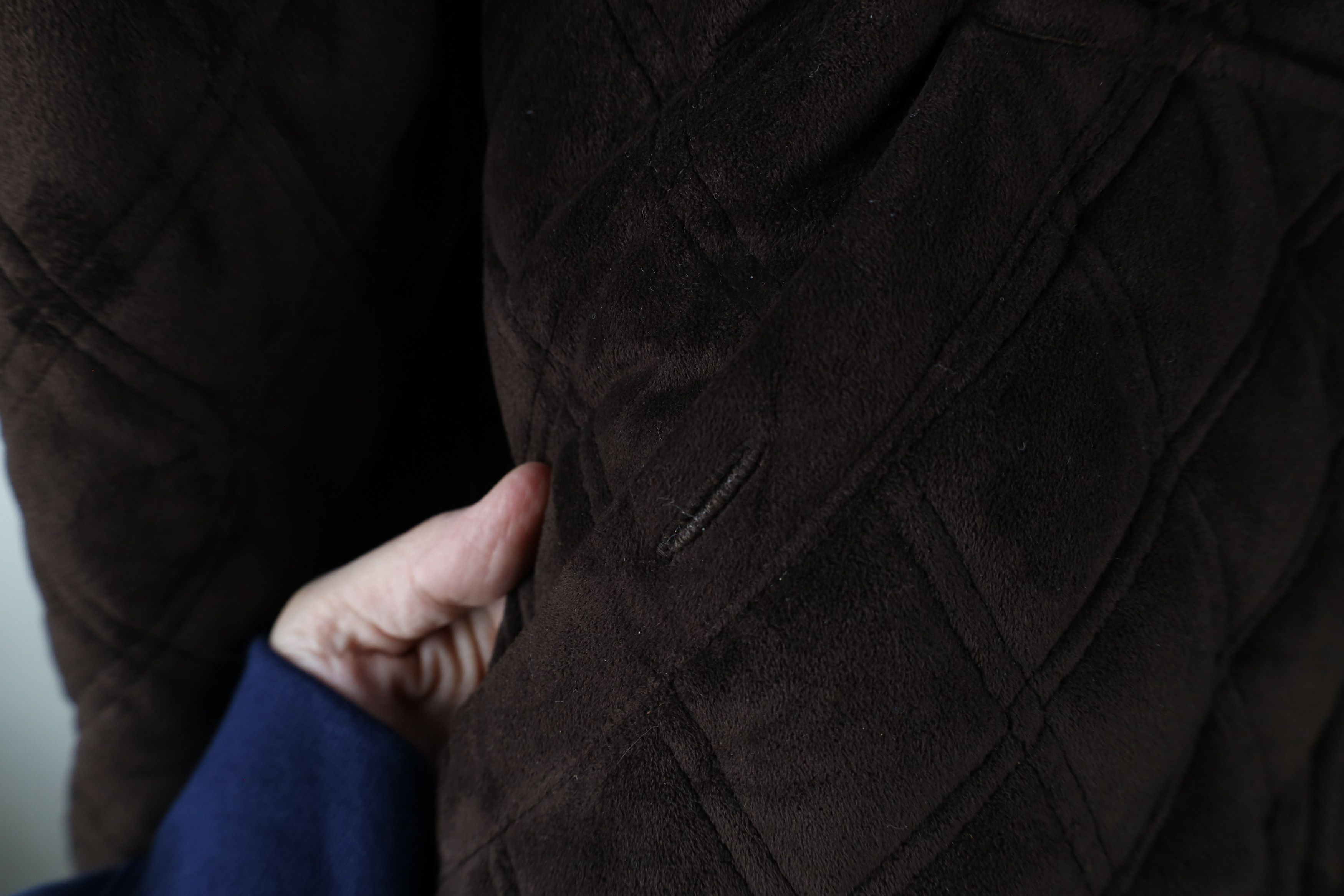 Ralph Lauren × Vintage Vintage 90s Ralph Lauren Quilted Button Jacket Brown Size XL / US 12-14 / IT 48-50 - 7 Thumbnail