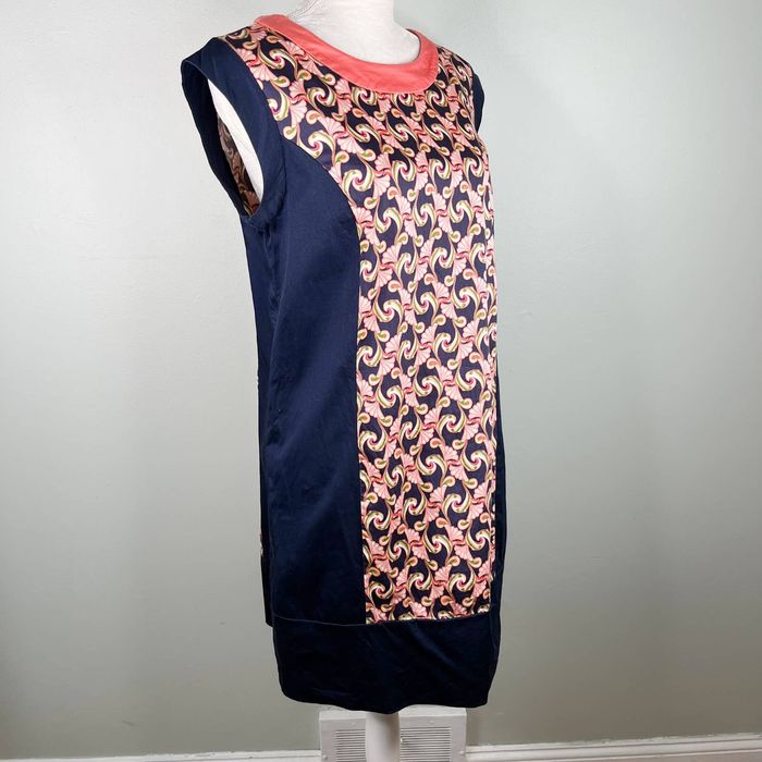 Other The Webster Miami Shift Dress 14 Lightweight Navy Coral