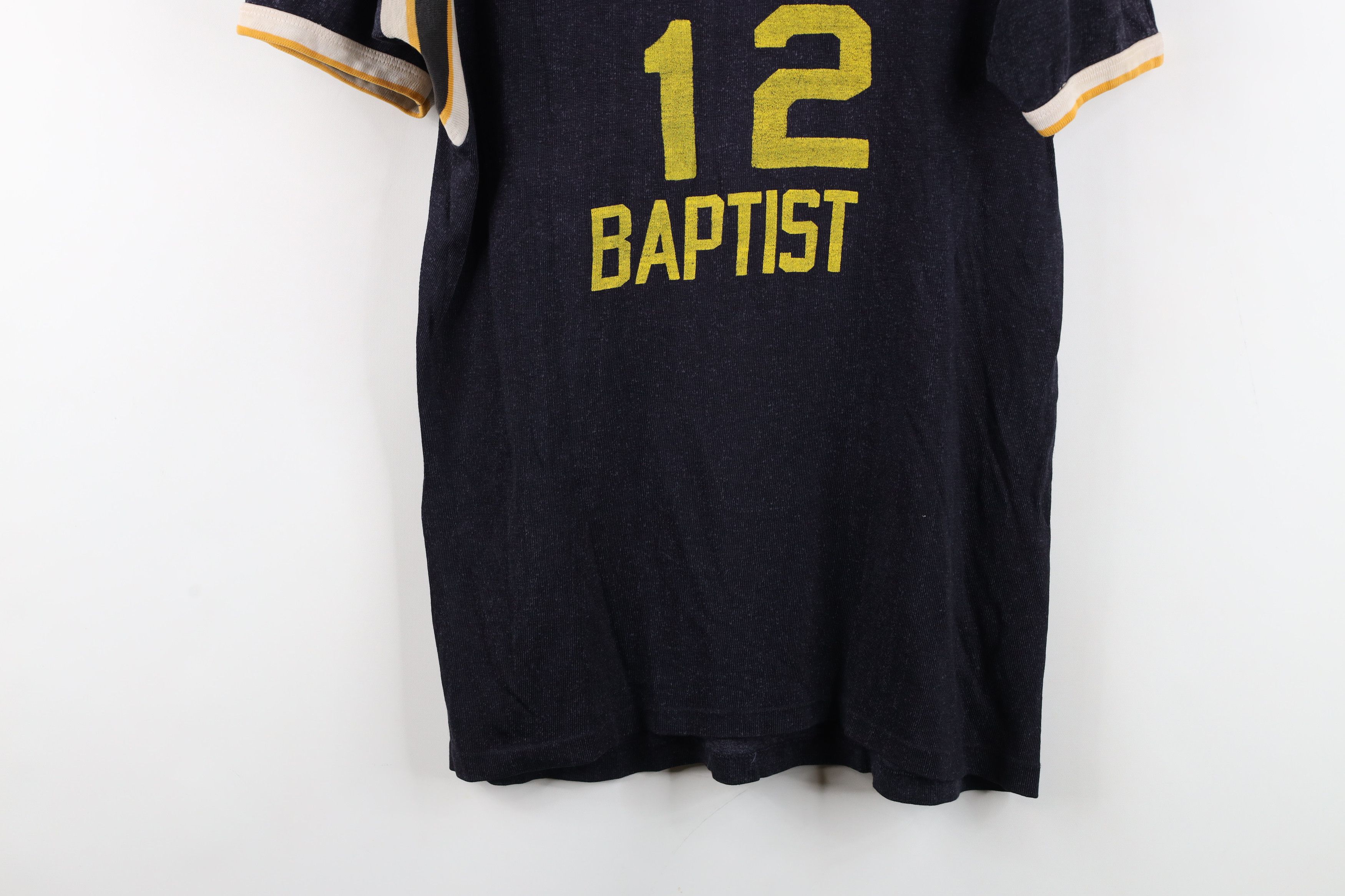 Vintage Vintage 40s 50s Baptist Durene Sports Jersey T-Shirt USA Size US S / EU 44-46 / 1 - 3 Thumbnail