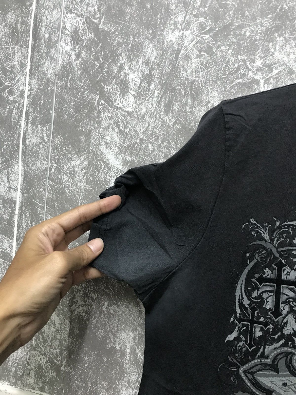 Affliction Affliction Cross Y2K Graphic Tee Size US M / EU 48-50 / 2 - 5 Thumbnail