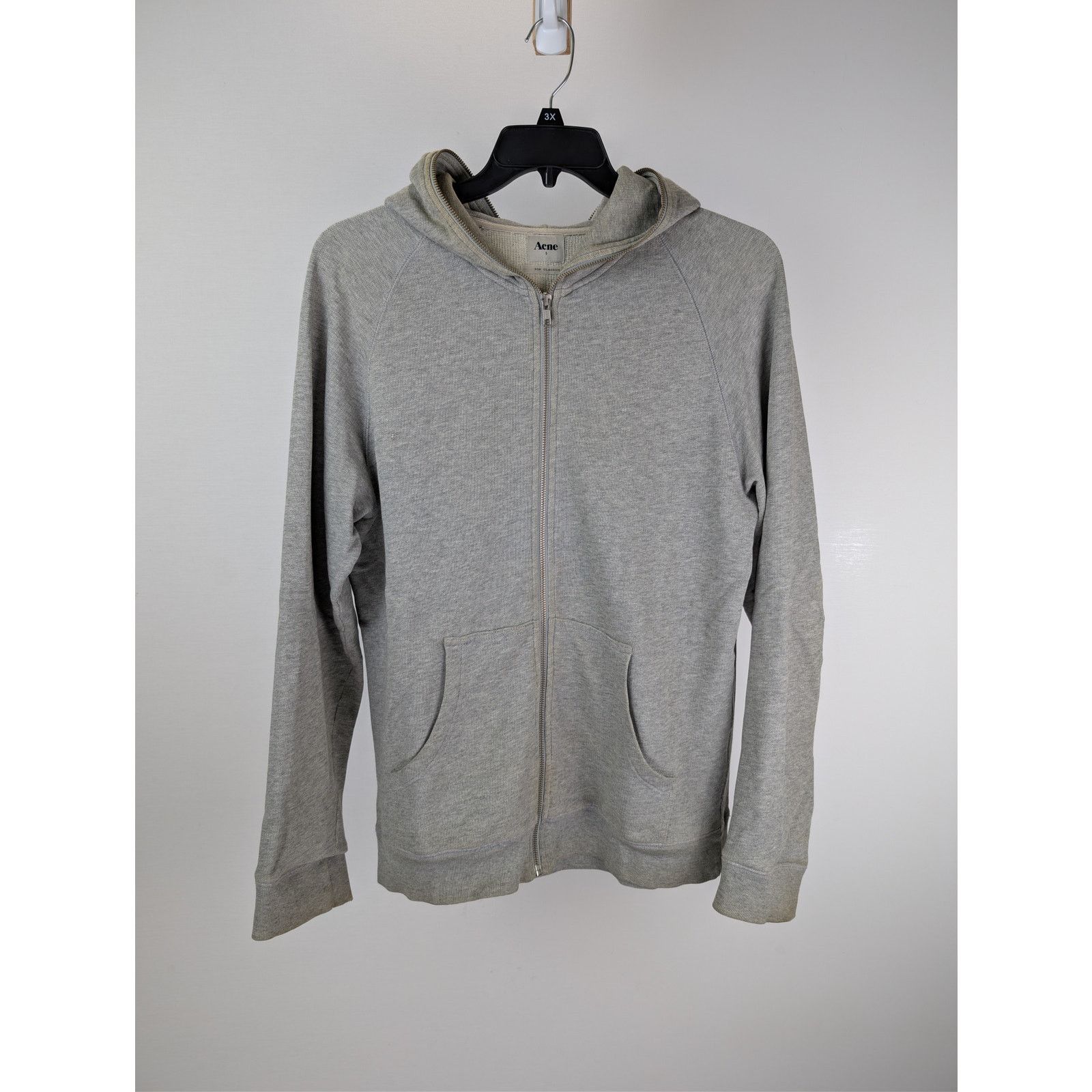 Acne Studios o1rshd1 Acne Full Zip Acne Hoodie in Grey Size US S / EU 44-46 / 1 - 9 Thumbnail