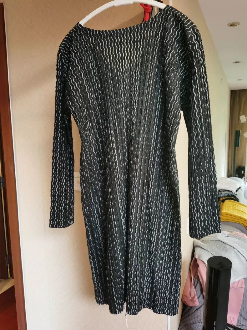 Issey Miyake Issey Miyake Black pleated dress Size M / US 6-8 / IT 42-44 - 2 Thumbnail