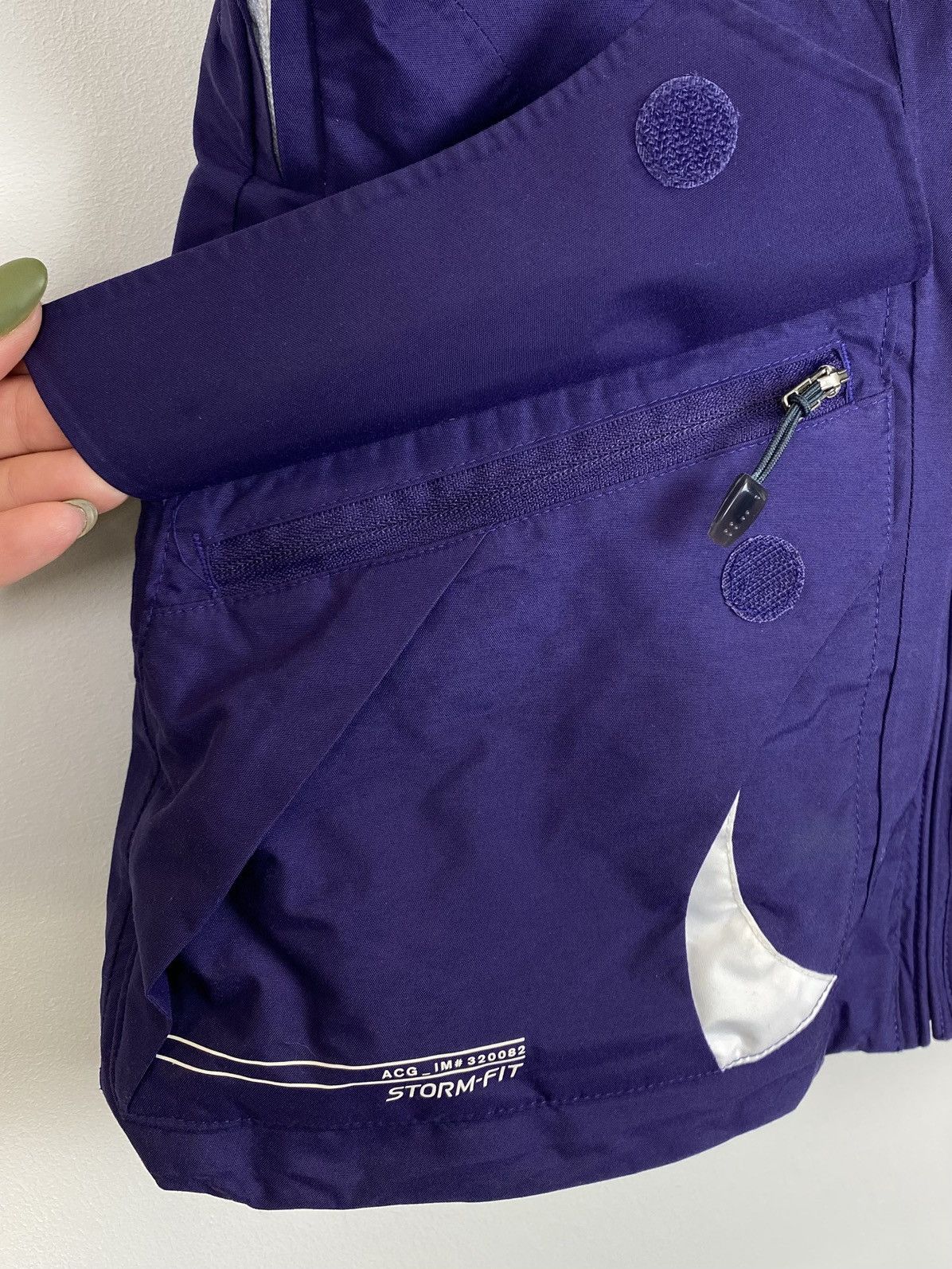 Vintage Nike ACG Storm Fit Outer Ski Externe Zip Jacket Purple Women Size XS / US 0-2 / IT 36-38 - 9 Thumbnail