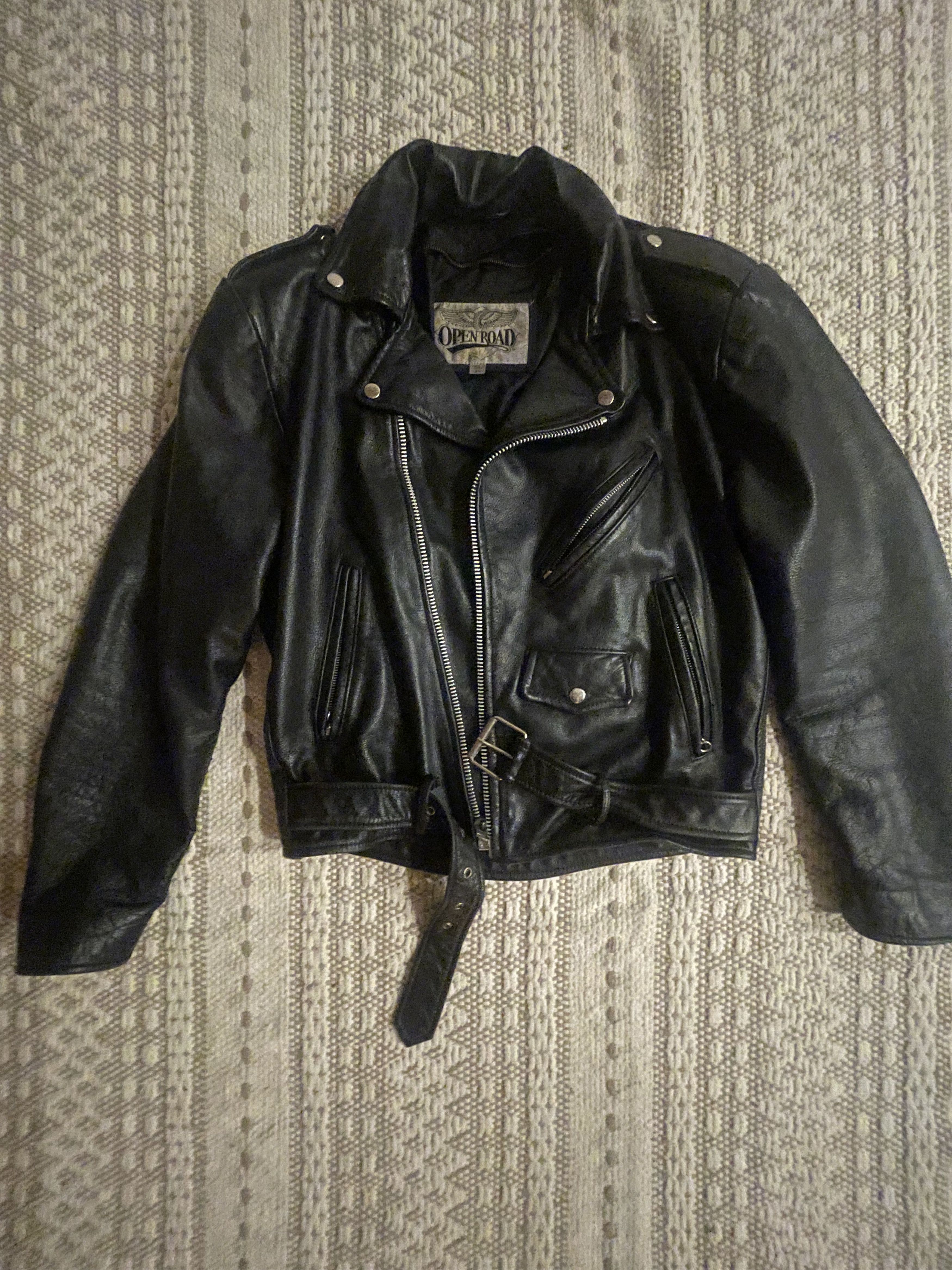 Other Trekker Leather Mens Jacket Size US XXS / EU 40 - 2 Thumbnail