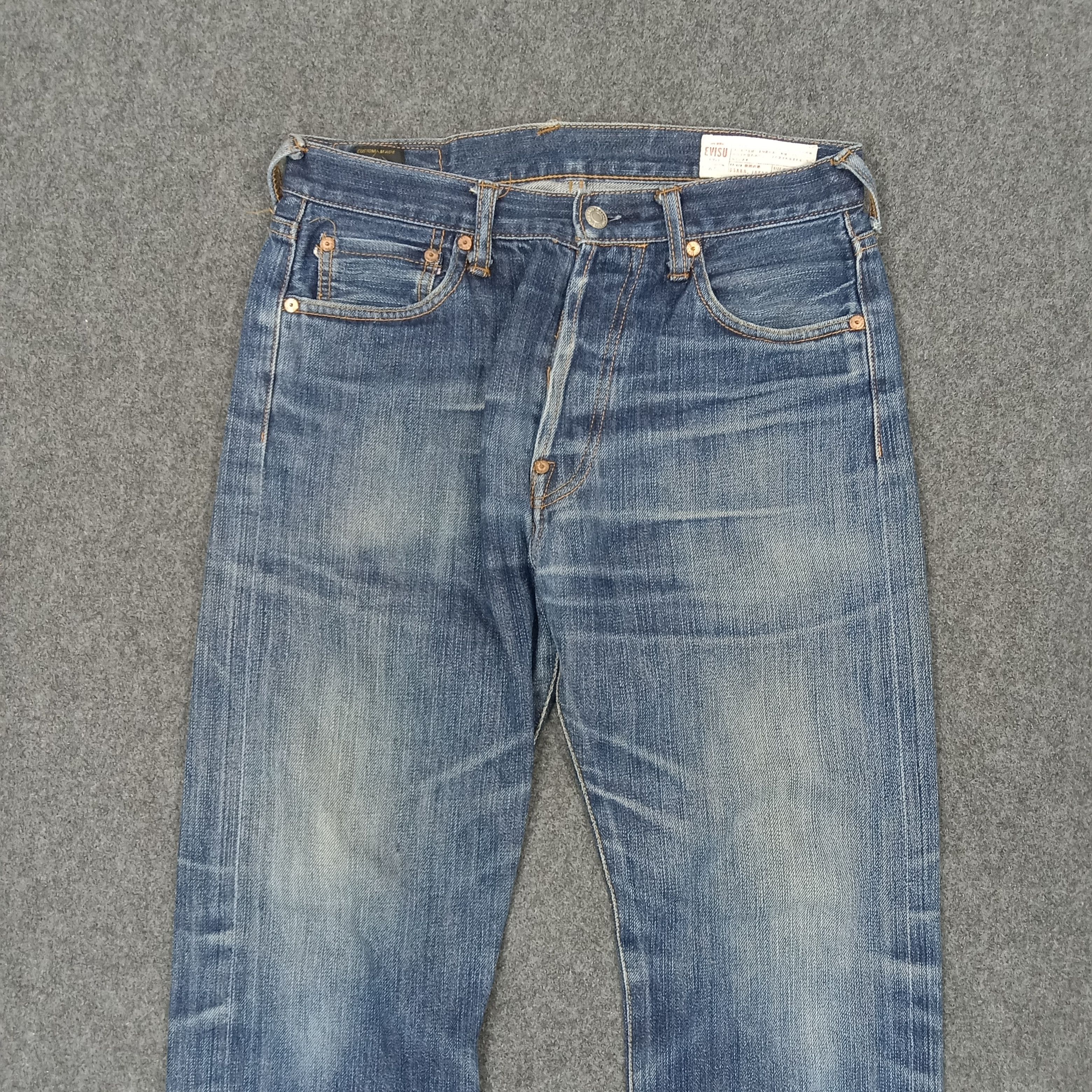 Evisu Evisu Japanese Brand Daicock Custom Denim Jeans c235n29 Size US 29 - 7 Thumbnail